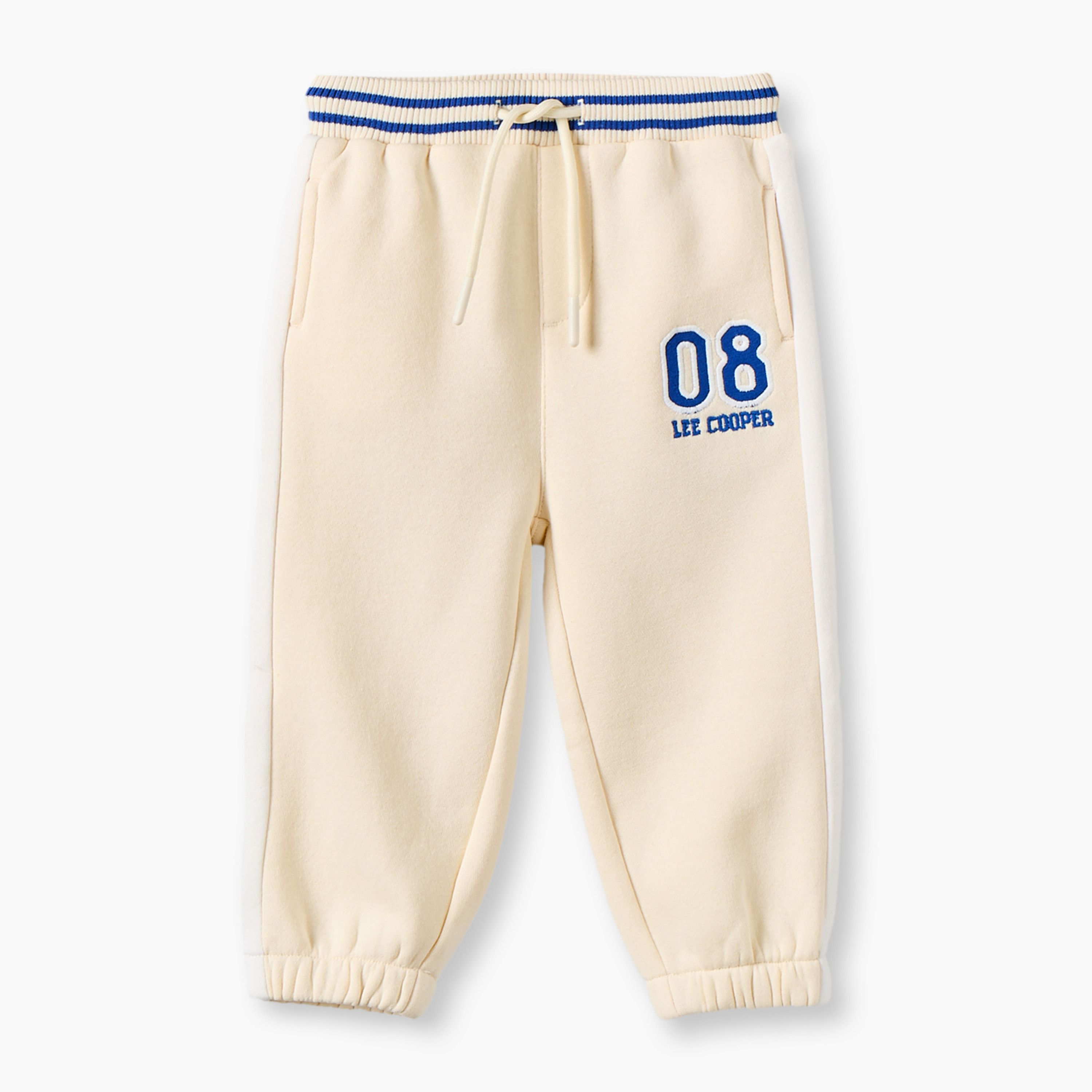 Lee Cooper Mandarin Collar Long Sleeves Jacket and Joggers Set with Varsity Embroidery-baby-boys-clothing-setsandcoords-image-4