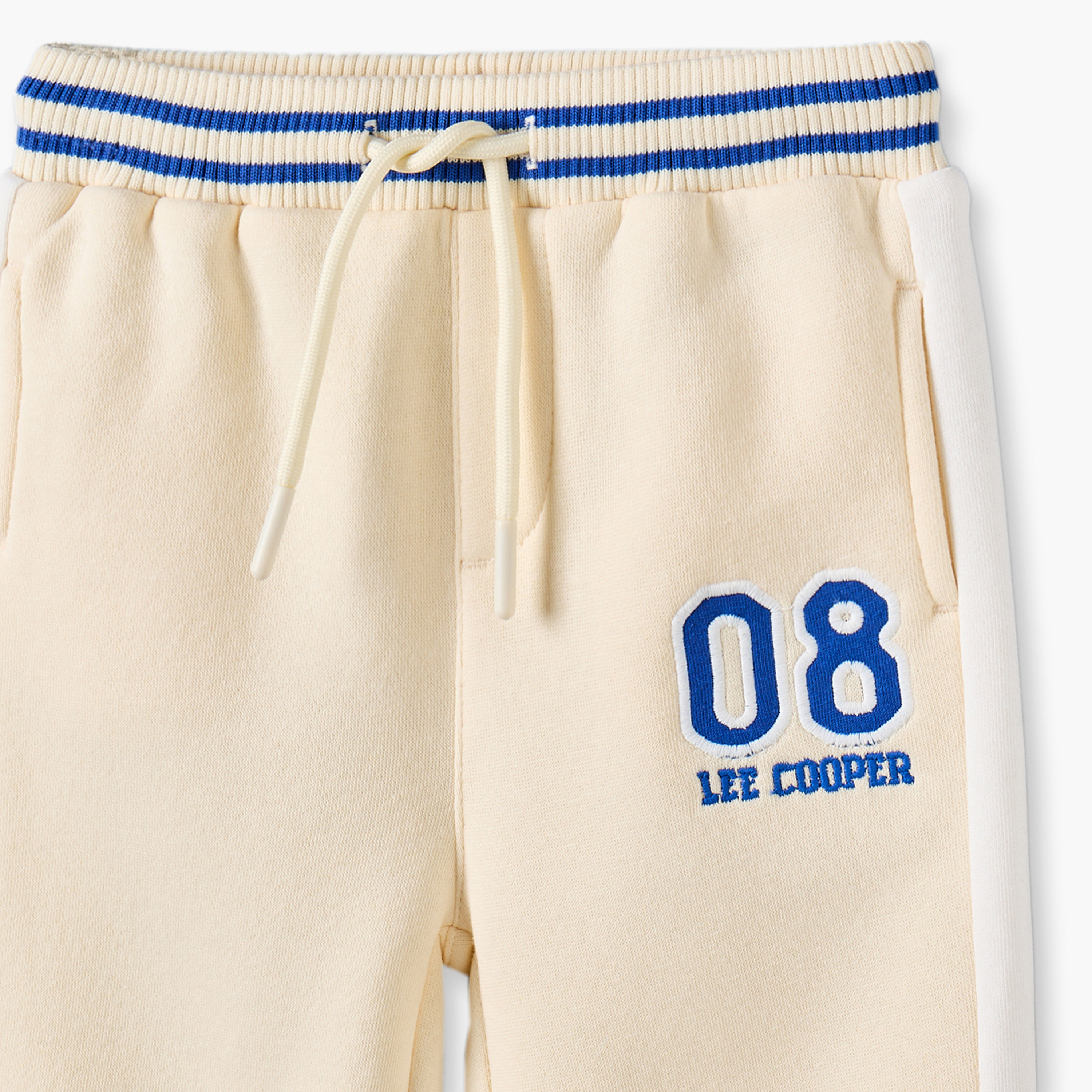 Lee Cooper Mandarin Collar Long Sleeves Jacket and Joggers Set with Varsity Embroidery-baby-boys-clothing-setsandcoords-image-8
