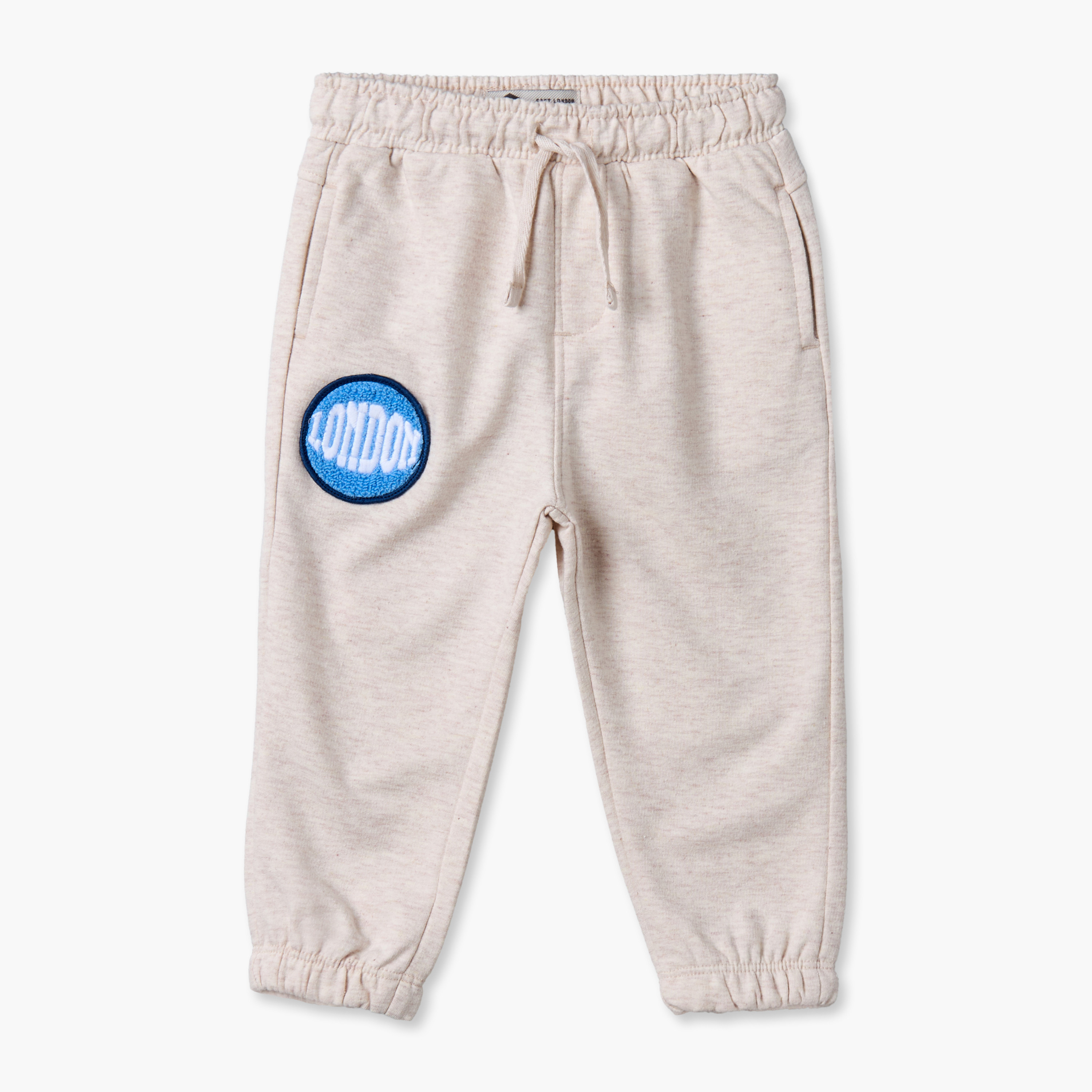 Lee Cooper Crew Neck Long Sleeves Sweatshirt and Joggers Set with Bear Applique-baby-boys-clothing-winterwear-setsandcoords-image-3
