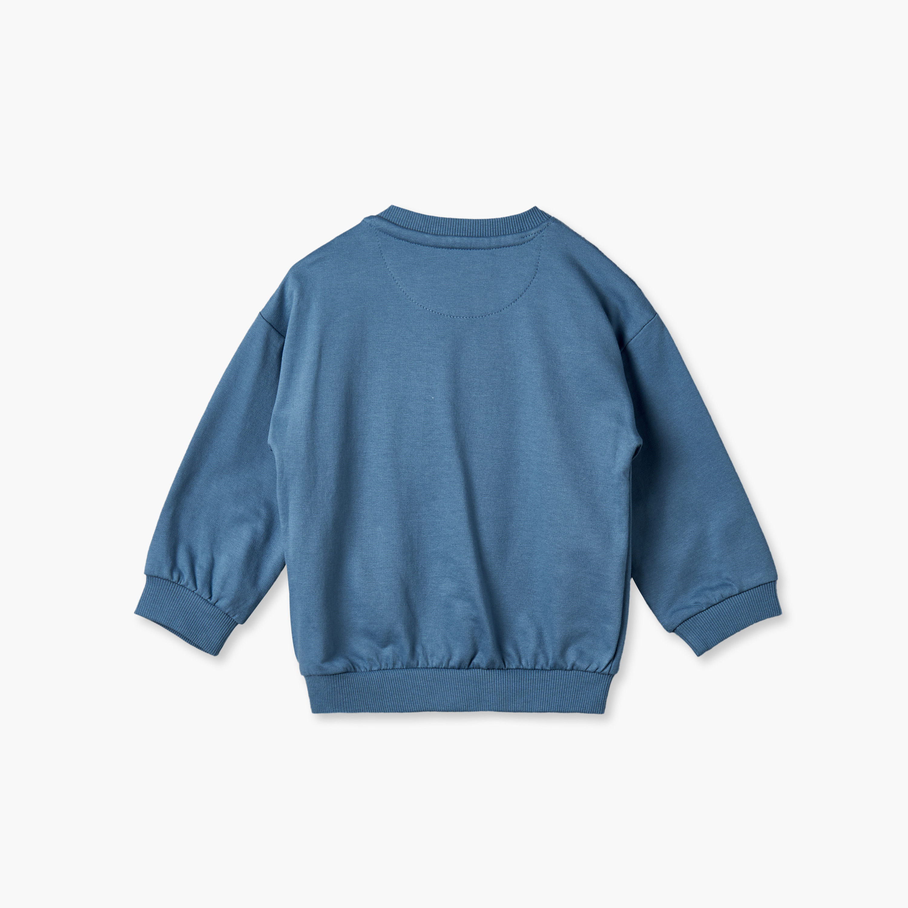 Lee Cooper Crew Neck Long Sleeves Sweatshirt and Joggers Set with Bear Applique-baby-boys-clothing-winterwear-setsandcoords-image-4