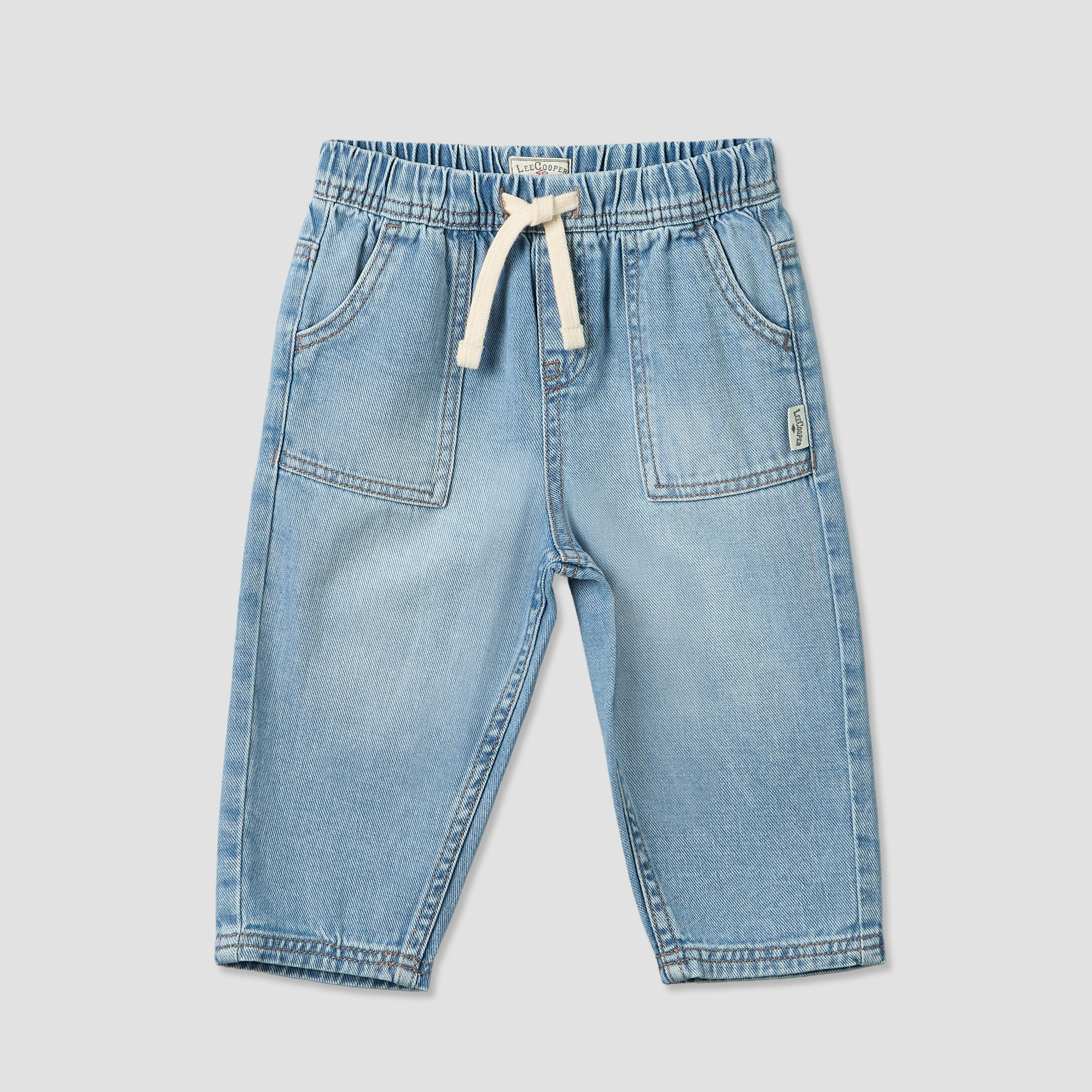 Lee Cooper Mid-Rise Jeans with Pockets-baby-boys-clothing-bottoms-jeans-image-2