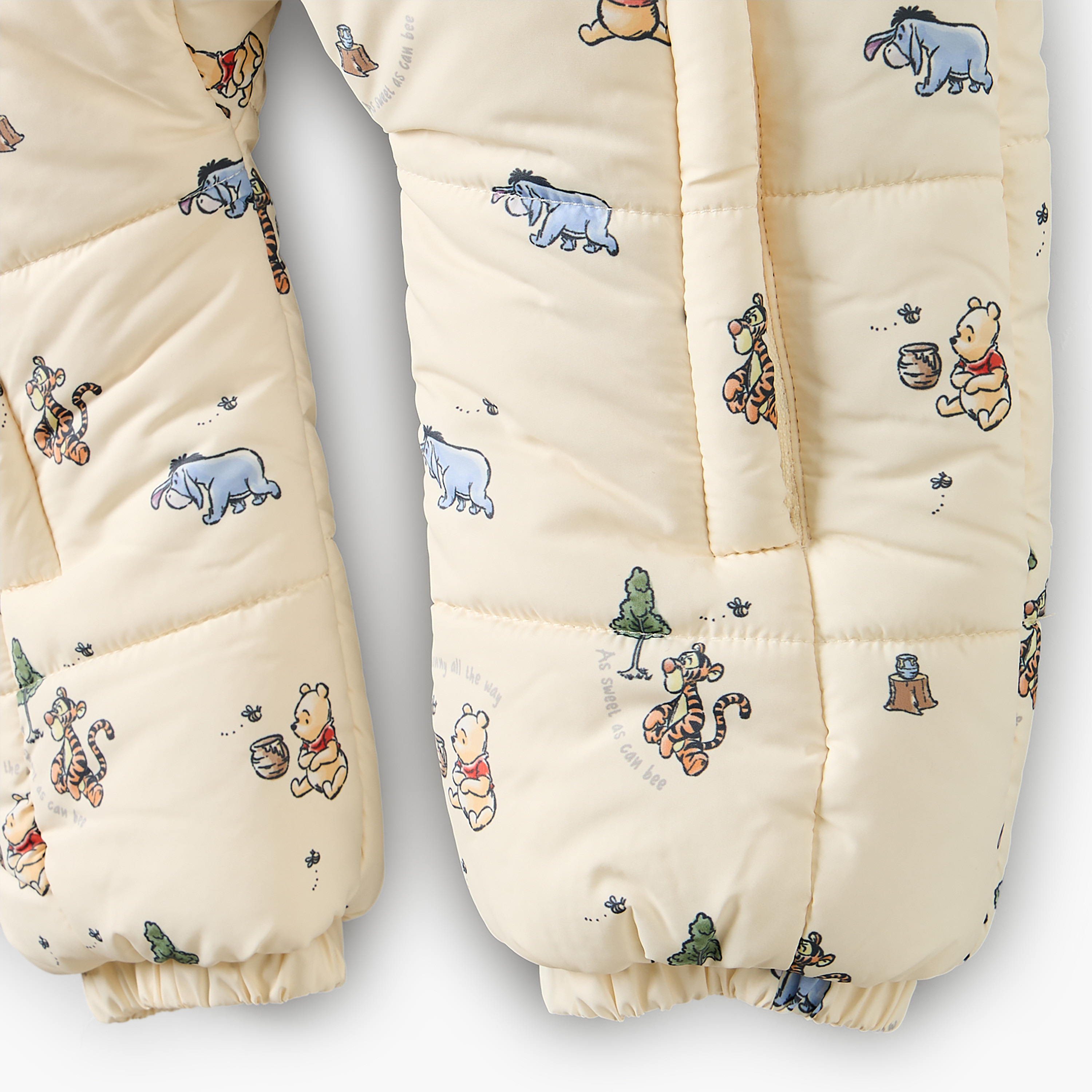 Disney Cotton Hooded Neck Long Sleeves Sleepsuit with Winnie The Pooh and Friends Print-baby-boys-clothing-nightwear-sleepsuits-image-4