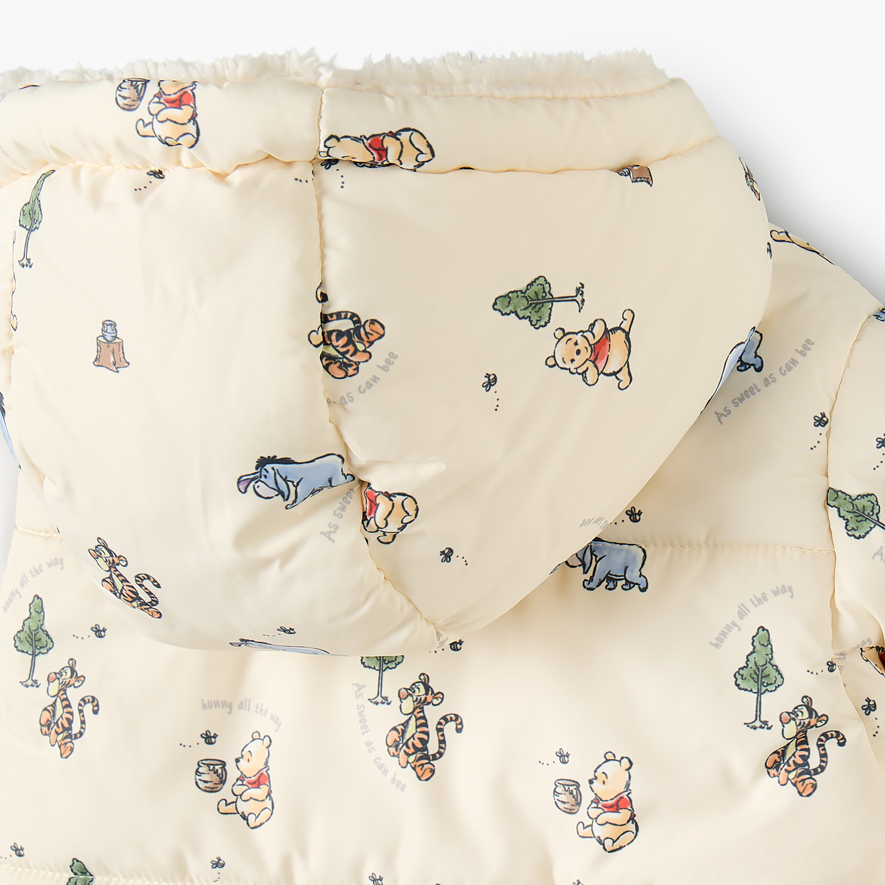 Disney Cotton Hooded Neck Long Sleeves Sleepsuit with Winnie The Pooh and Friends Print-baby-boys-clothing-nightwear-sleepsuits-image-5