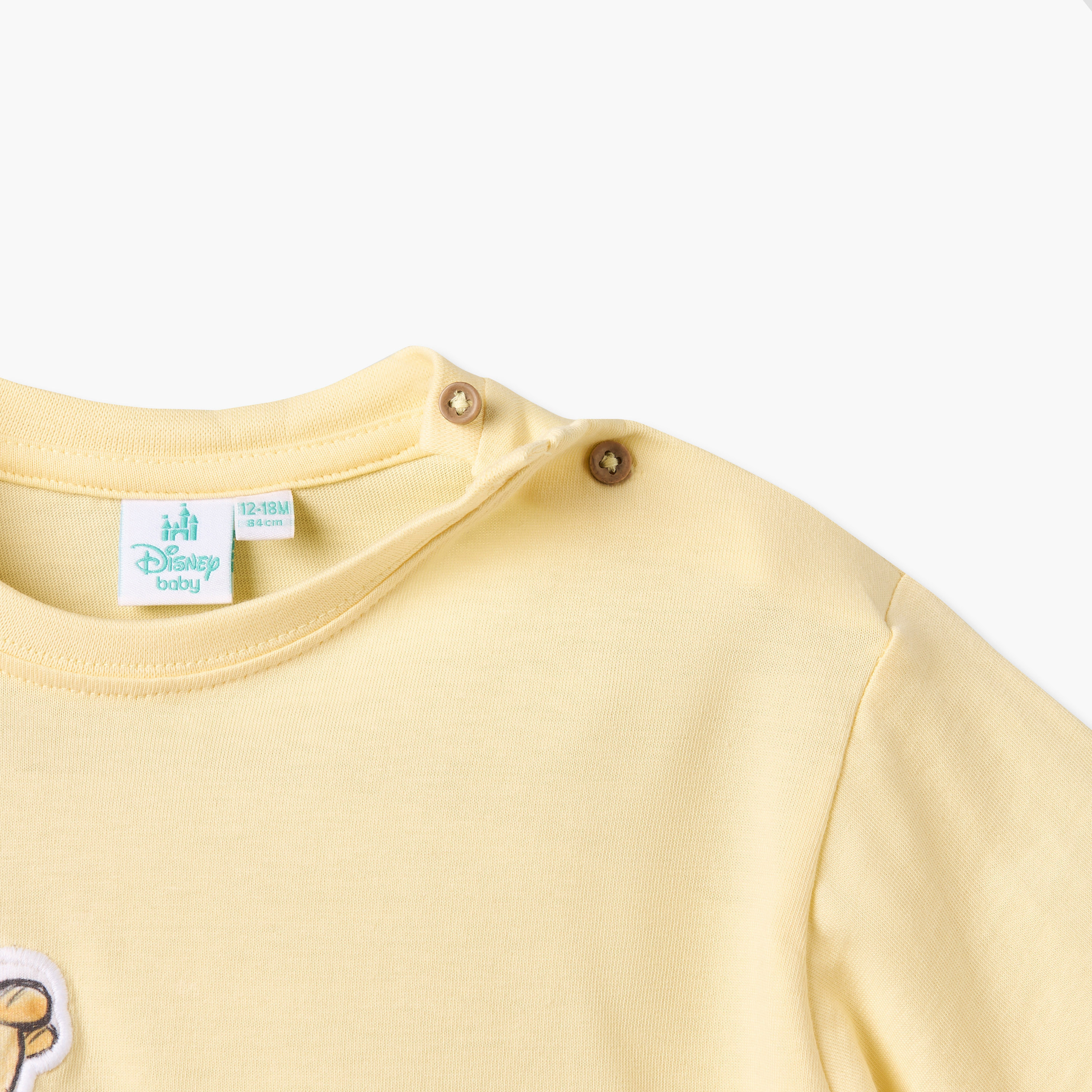طقم تيشيرت بياقة ضيقة وأكمام قصيرة وشورت بزينة ويني ذا بوه من ديزني-baby-boys-clothing-setsandcoords-image-7
