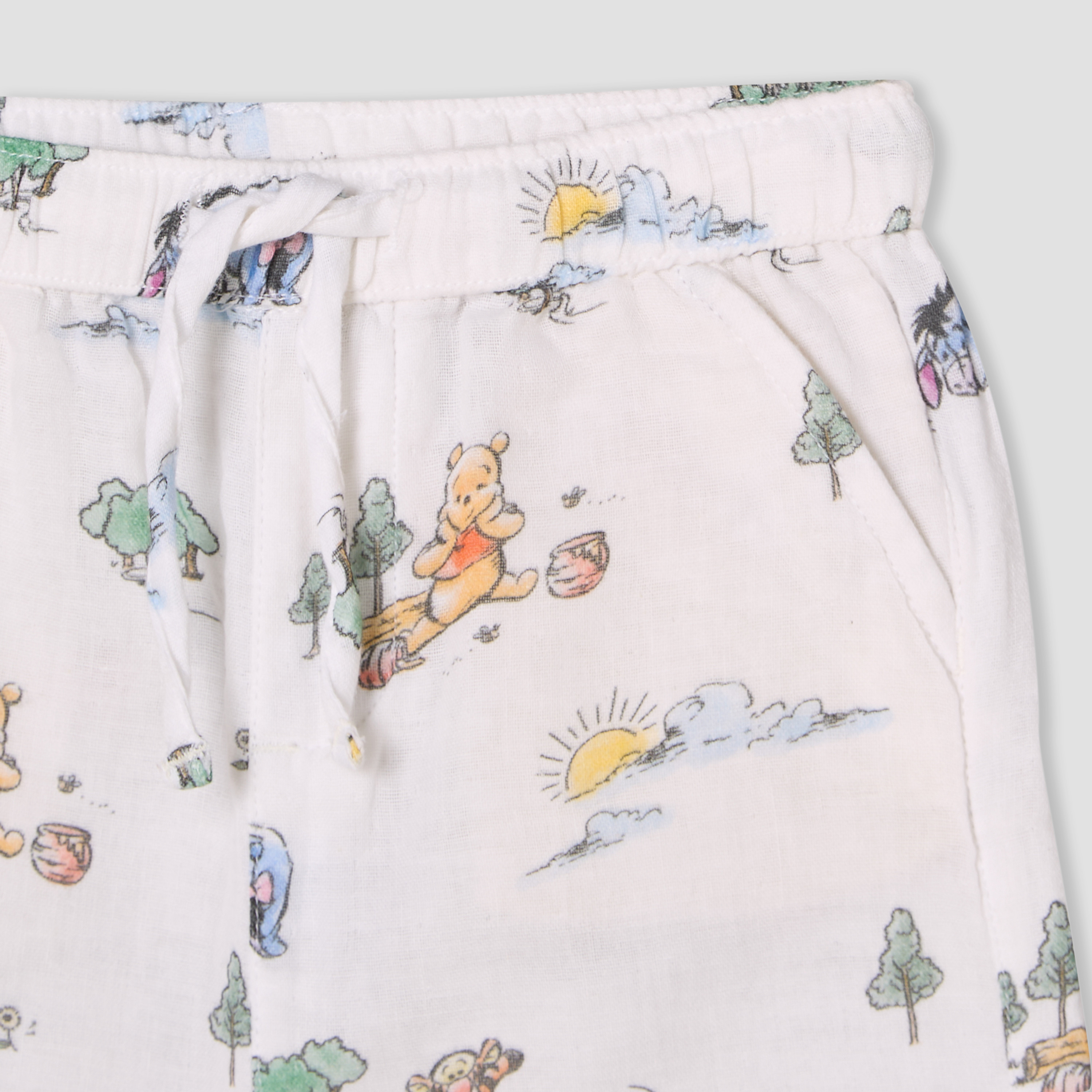 طقم شورت وقميص بطبعات ويني ذا بوه وياقة عادية وأكمام قصيرة من كارت بلانش-baby-boys-clothing-setsandcoords-image-9