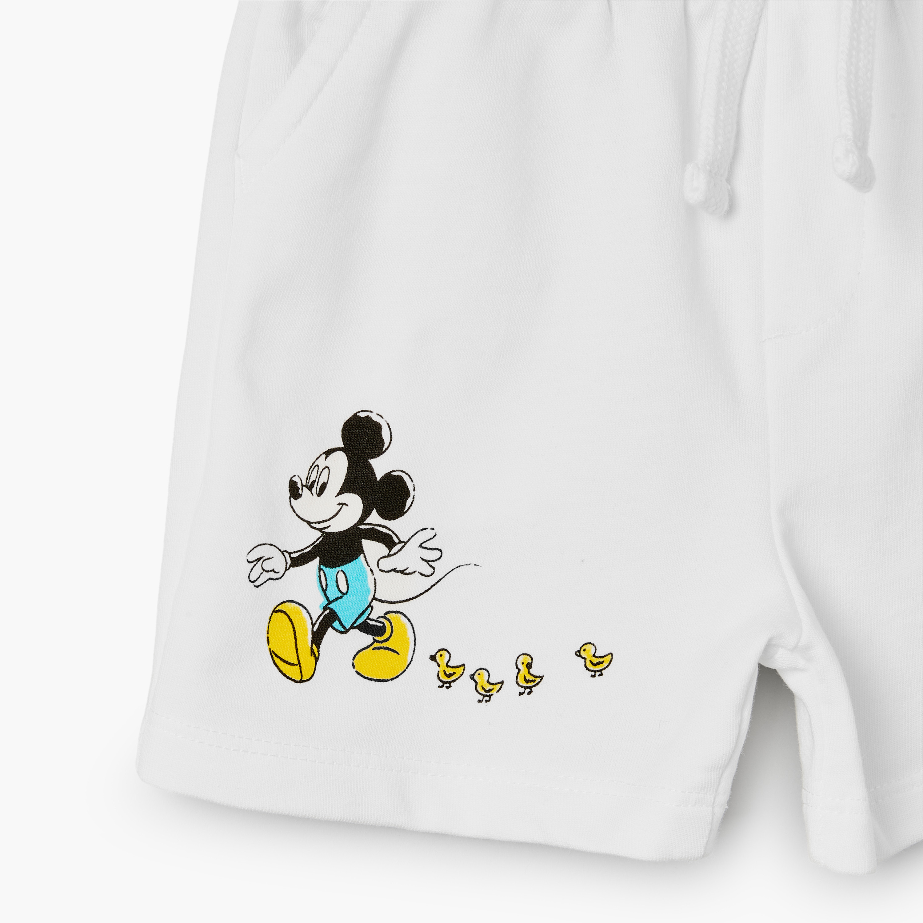 طقم شورت وتيشيرت بأكمام قصيرة وطبعات ميكي ماوس وياقة مستديرة من ديزني-baby-boys-clothing-setsandcoords-image-10
