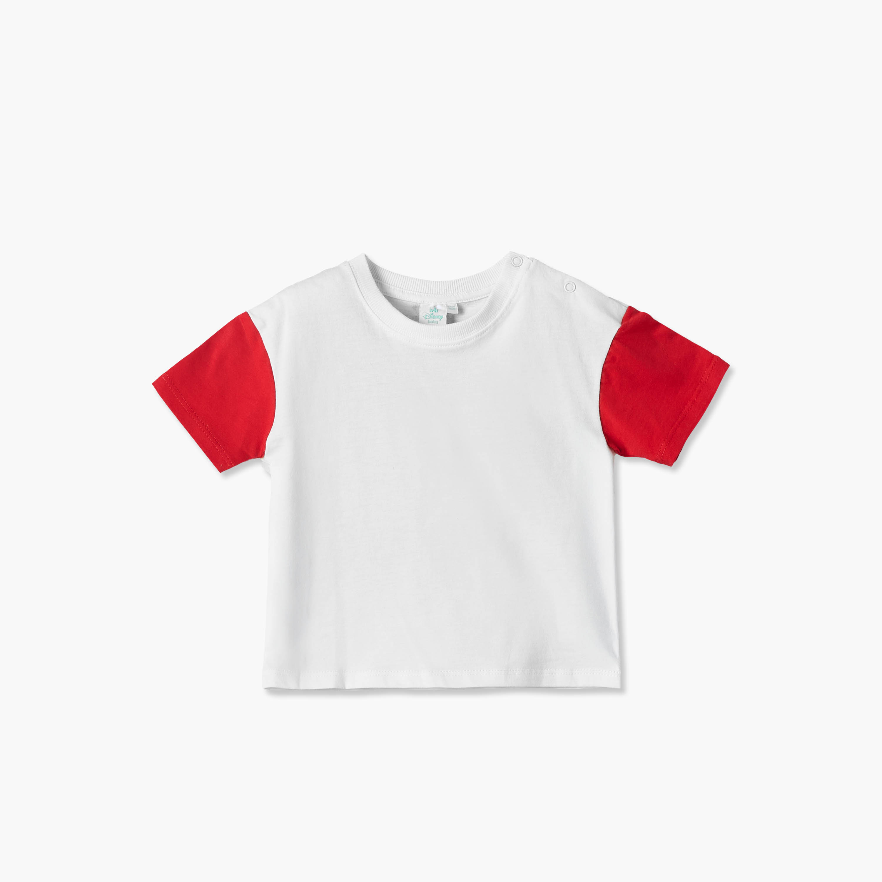 طقم تيشيرن برقبة ضيقة وأكمام قصيرة مع دنغري بطبعات ميكي ماوس من ديزني-baby-boys-clothing-setsandcoords-image-3