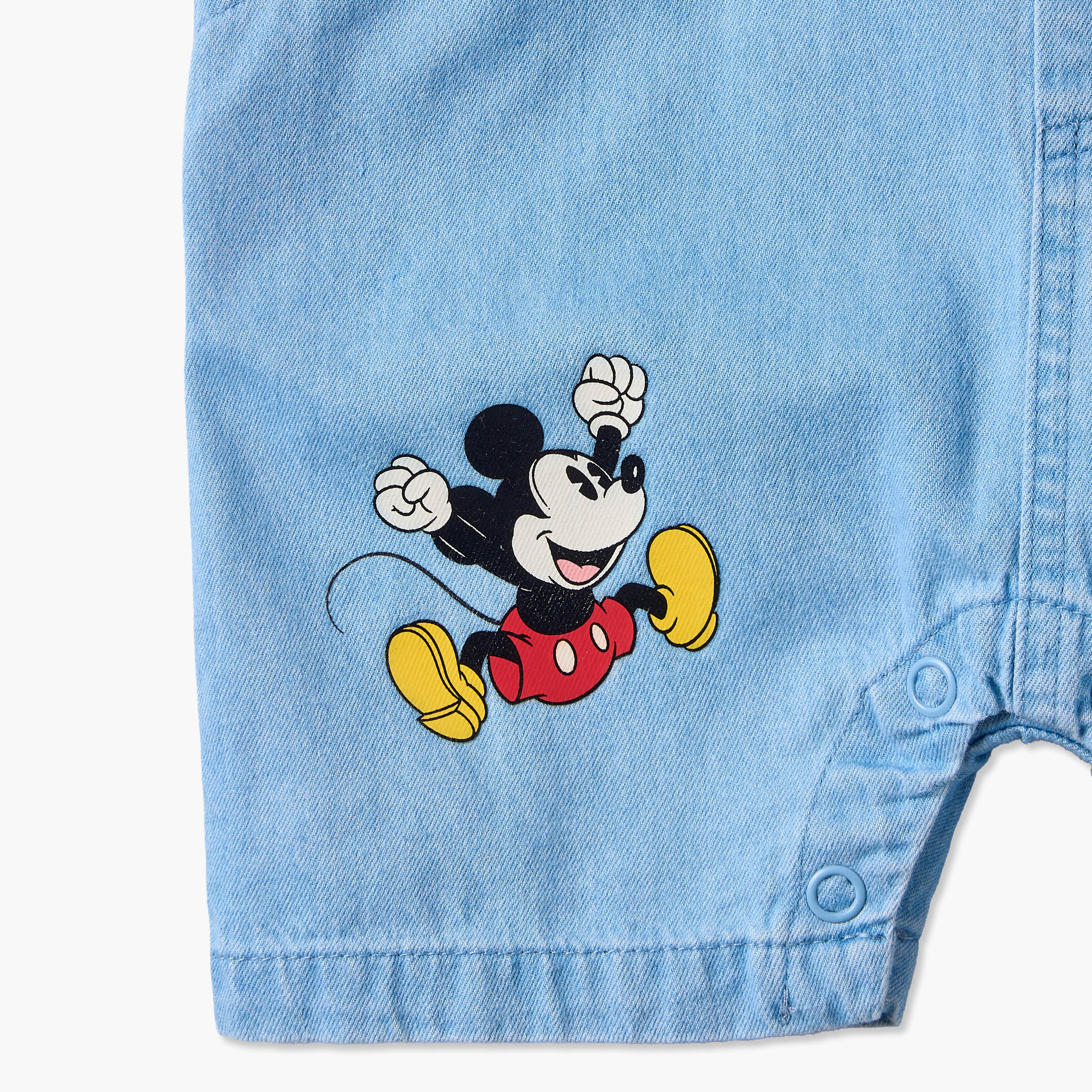 طقم تيشيرن برقبة ضيقة وأكمام قصيرة مع دنغري بطبعات ميكي ماوس من ديزني-baby-boys-clothing-setsandcoords-image-8