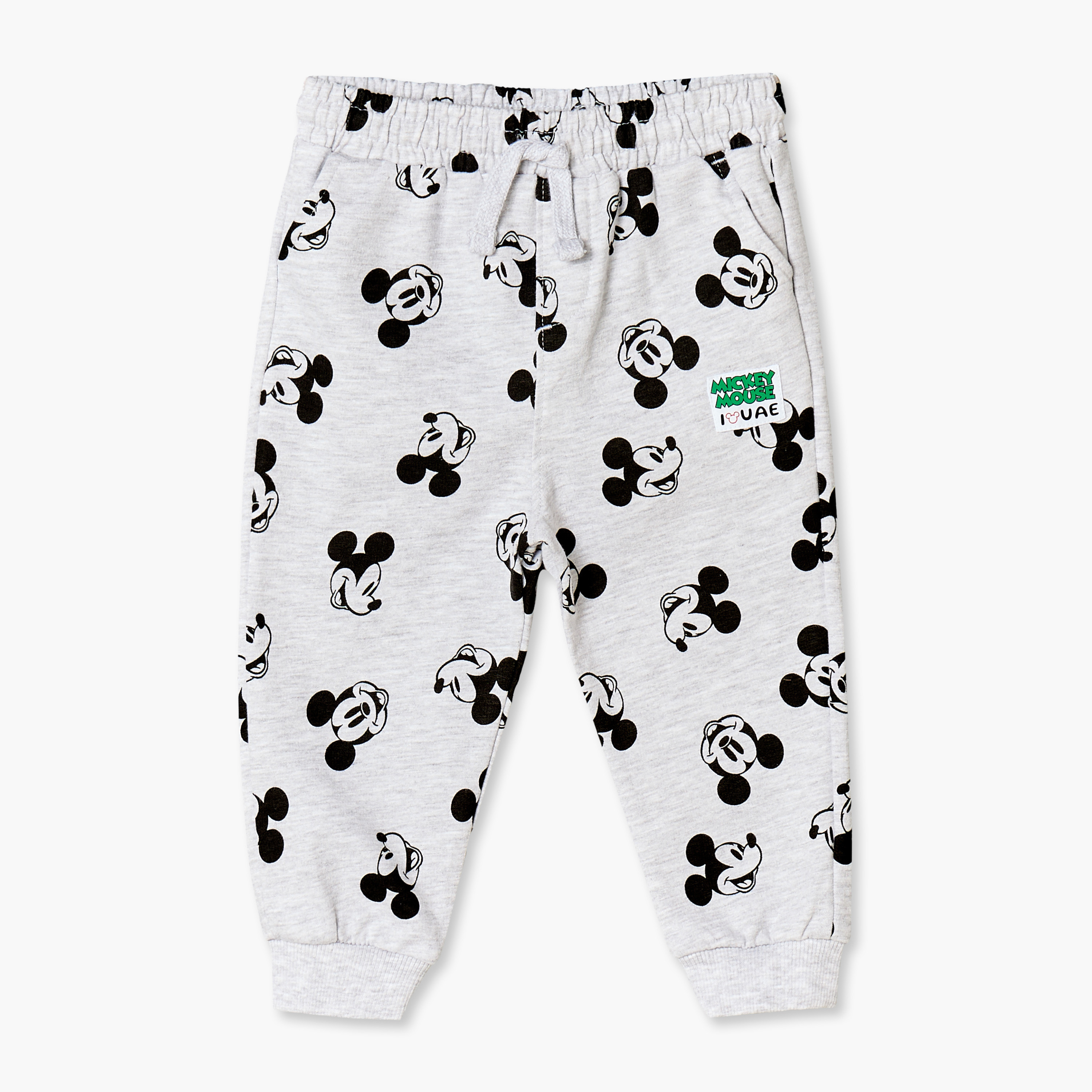 Crew Neck Long Sleeves Sweatshirt and Joggers Set with Mickey Mouse Print-baby-boys-clothing-winterwear-setsandcoords-image-3