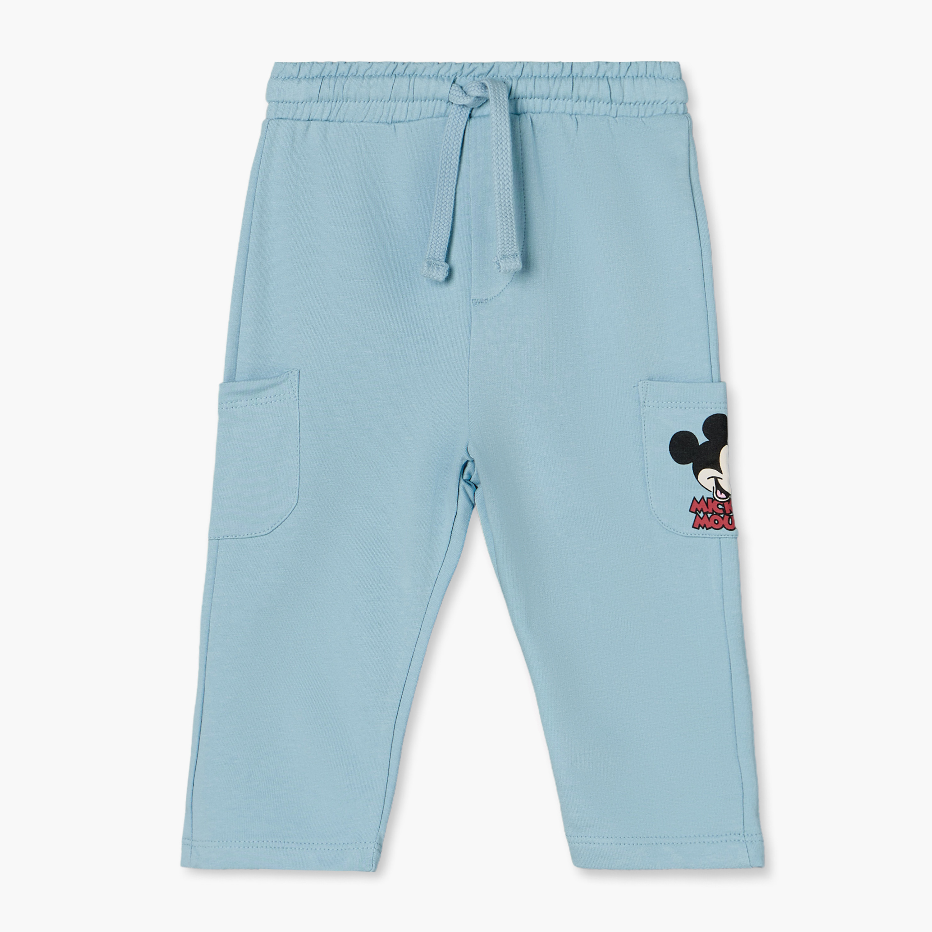 Disney Round Neck Long Sleeves Sweatshirt and Pants Set with Mickey Mouse & Goofy Print-baby-boys-clothing-setsandcoords-image-3