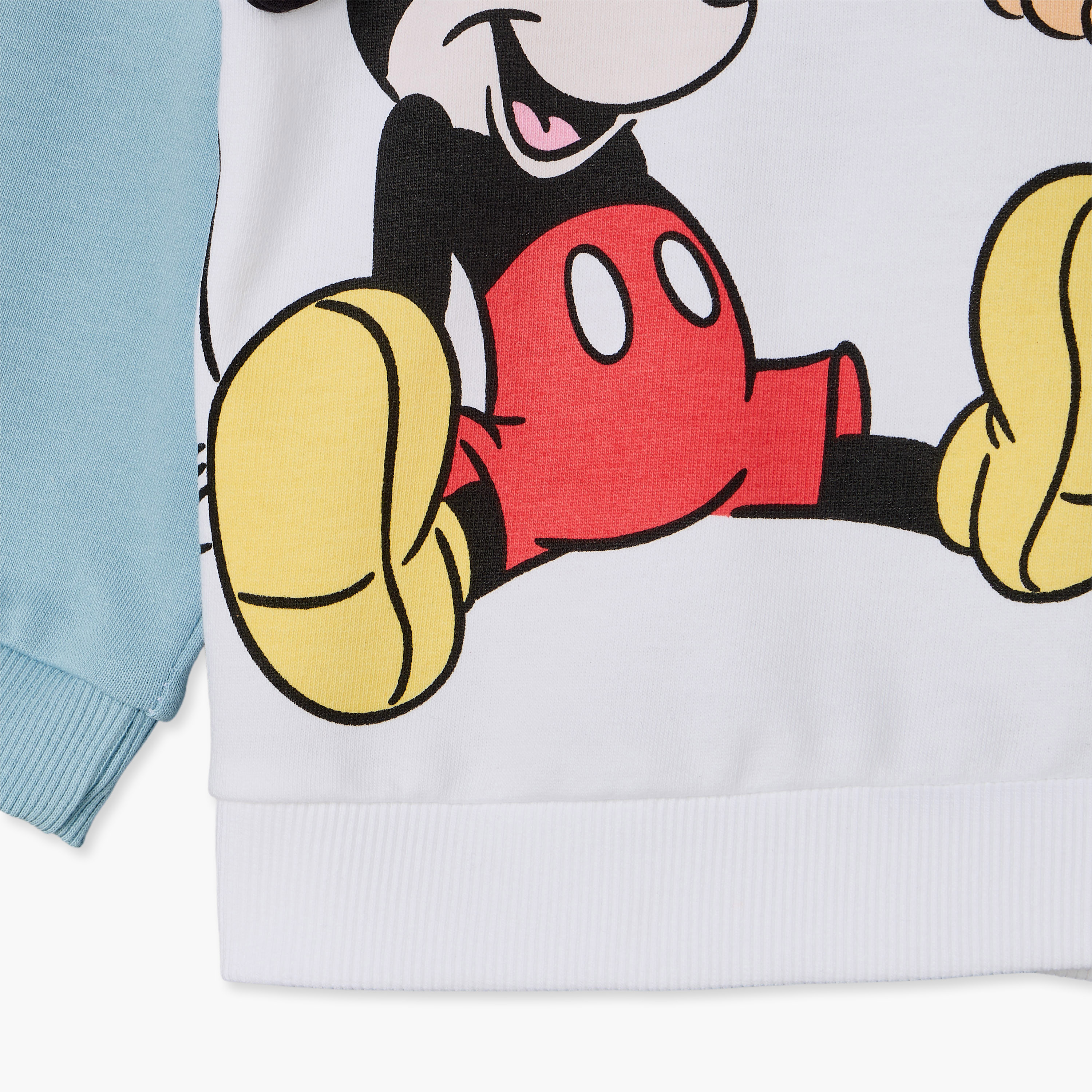 Disney Round Neck Long Sleeves Sweatshirt and Pants Set with Mickey Mouse & Goofy Print-baby-boys-clothing-setsandcoords-image-7