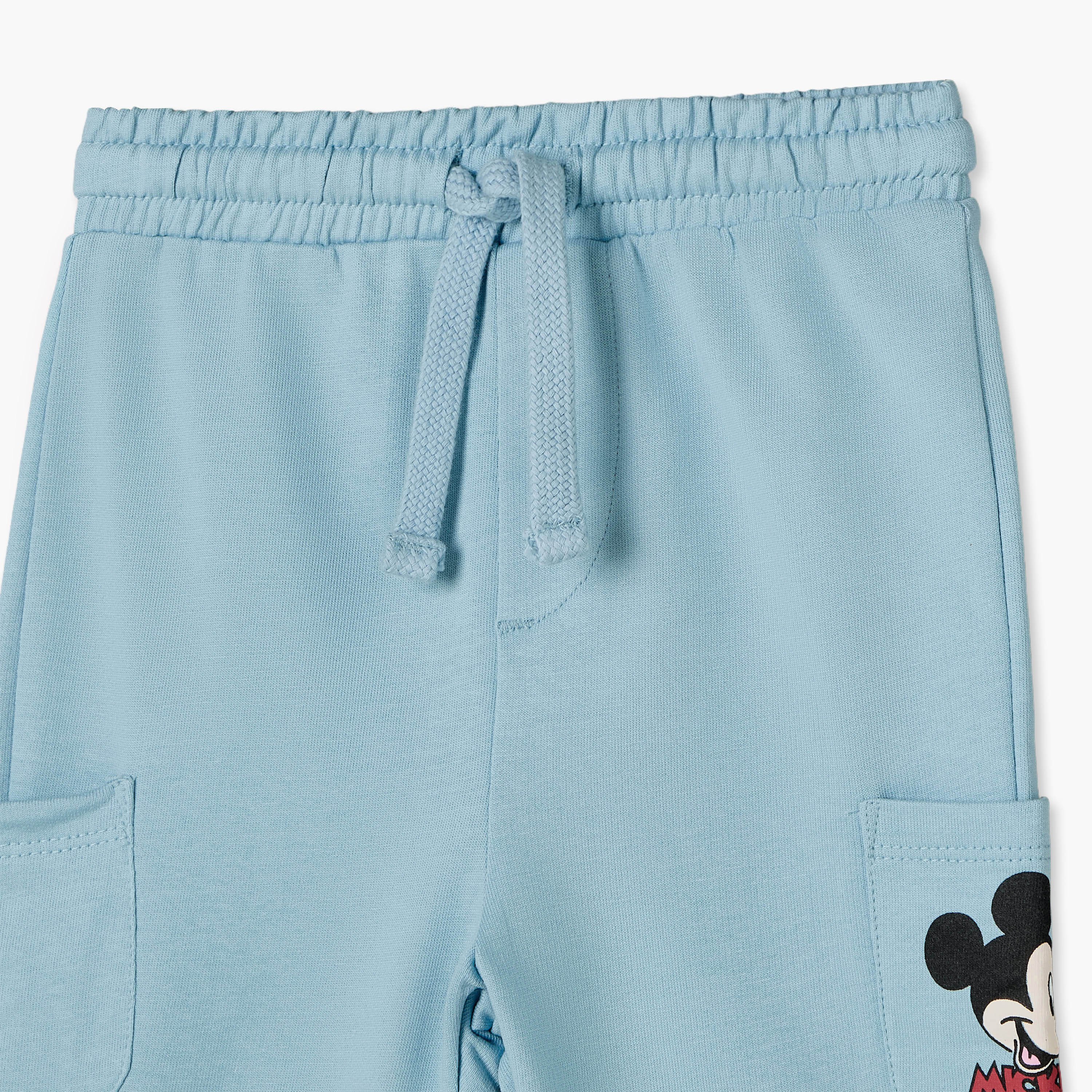 Disney Round Neck Long Sleeves Sweatshirt and Pants Set with Mickey Mouse & Goofy Print-baby-boys-clothing-setsandcoords-image-8