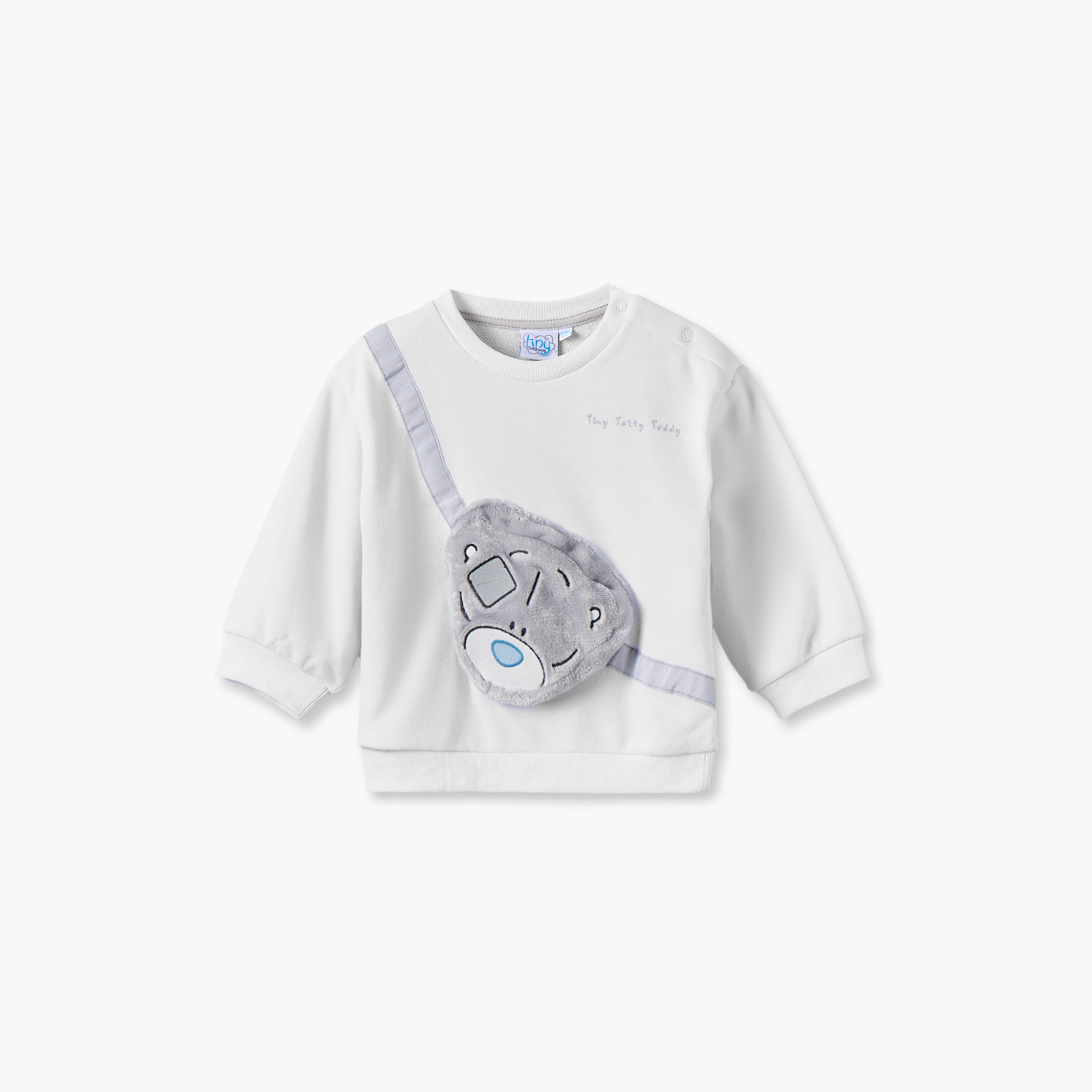 Carte Blanche Crew Neck Long Sleeves Sweatshirt and Jogger Set Teddy Applique-baby-boys-clothing-setsandcoords-image-3