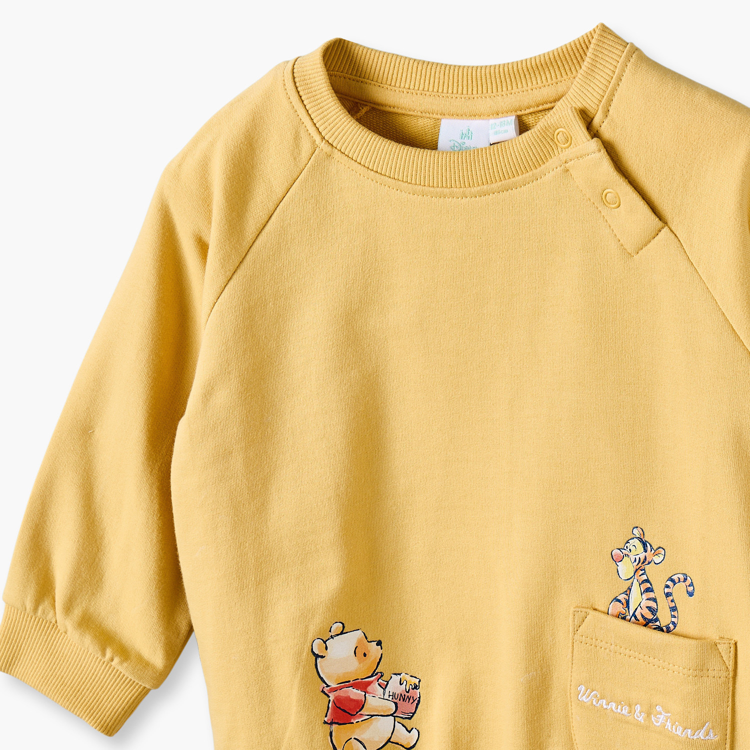 Disney Crew Neck Long Sleeves Sweatshirt and Trousers Set with Winnie the Pooh Print-baby-boys-clothing-winterwear-setsandcoords-image-7