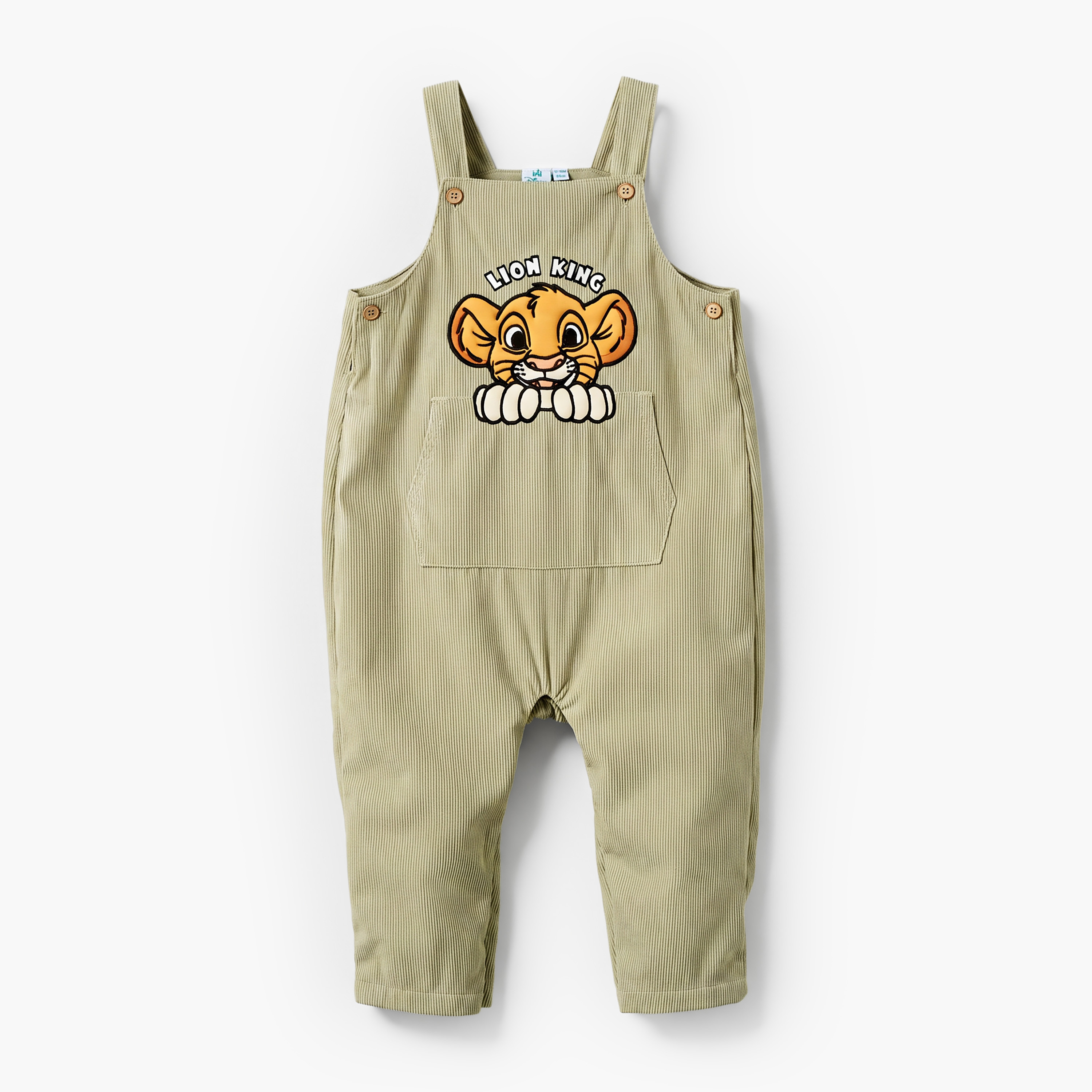 Disney Crew Neck Long Sleeves T-shirt and Dungaree Set with Lion King Print-baby-boys-clothing-setsandcoords-image-5