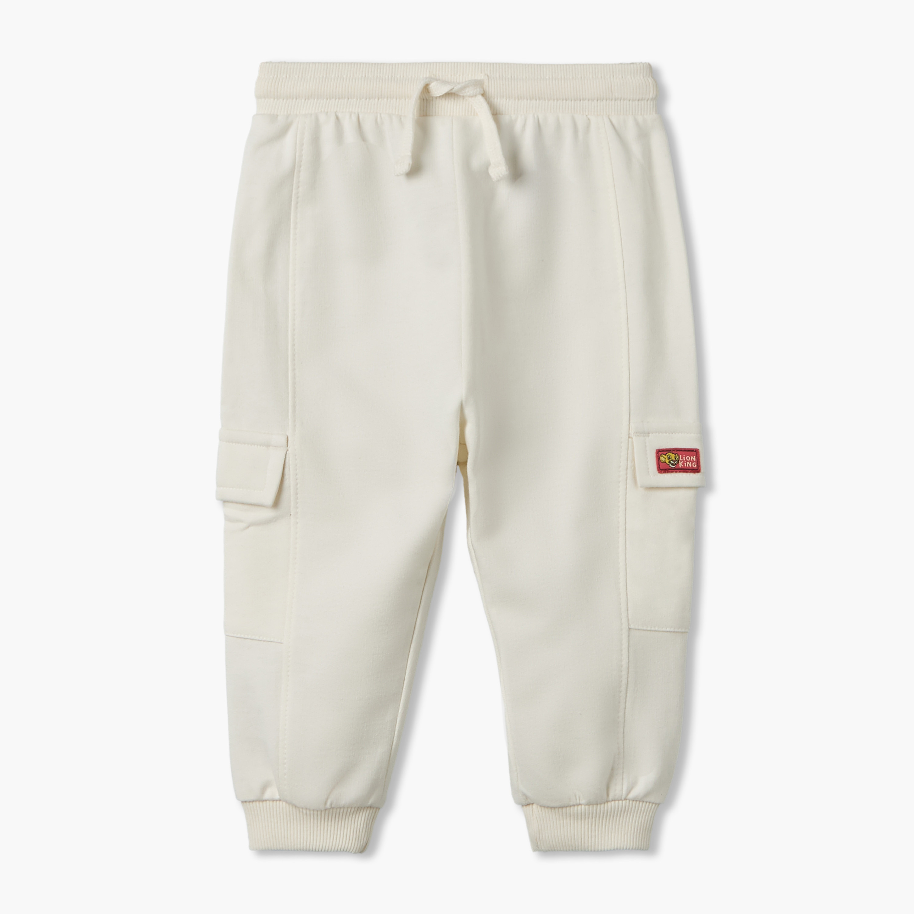 طقم سويت شيرت بأكمام طويلة وياقة ضيقة وطبعات سيمبا مع بنطلون رياضي من ديزني-baby-boys-clothing-setsandcoords-image-4