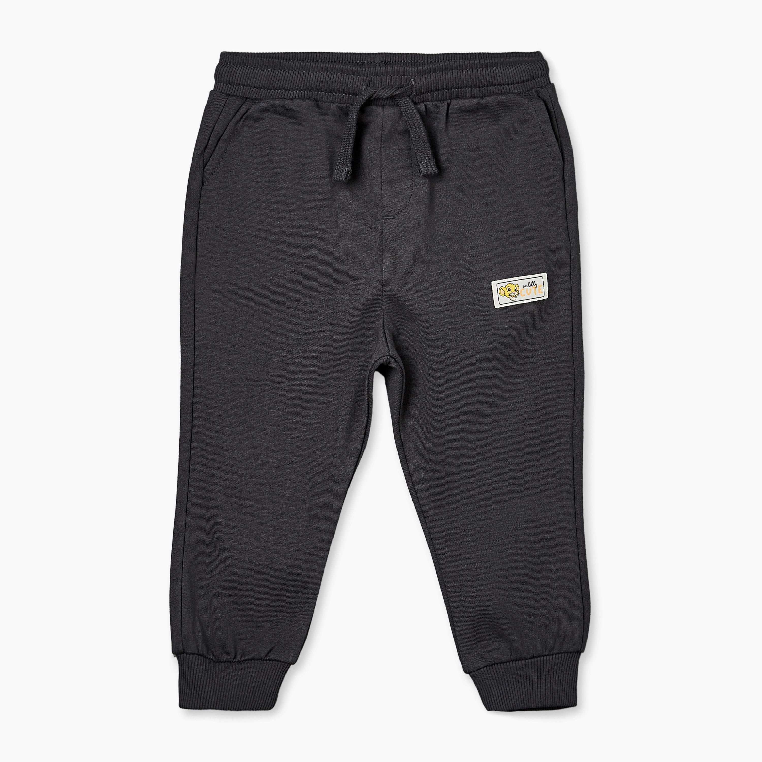 طقم سويت شيرت وبنطلون رياضي بياقة مستديرة وأكمام طويلة بطبعة سيمبا من ديزني-baby-boys-clothing-setsandcoords-image-4