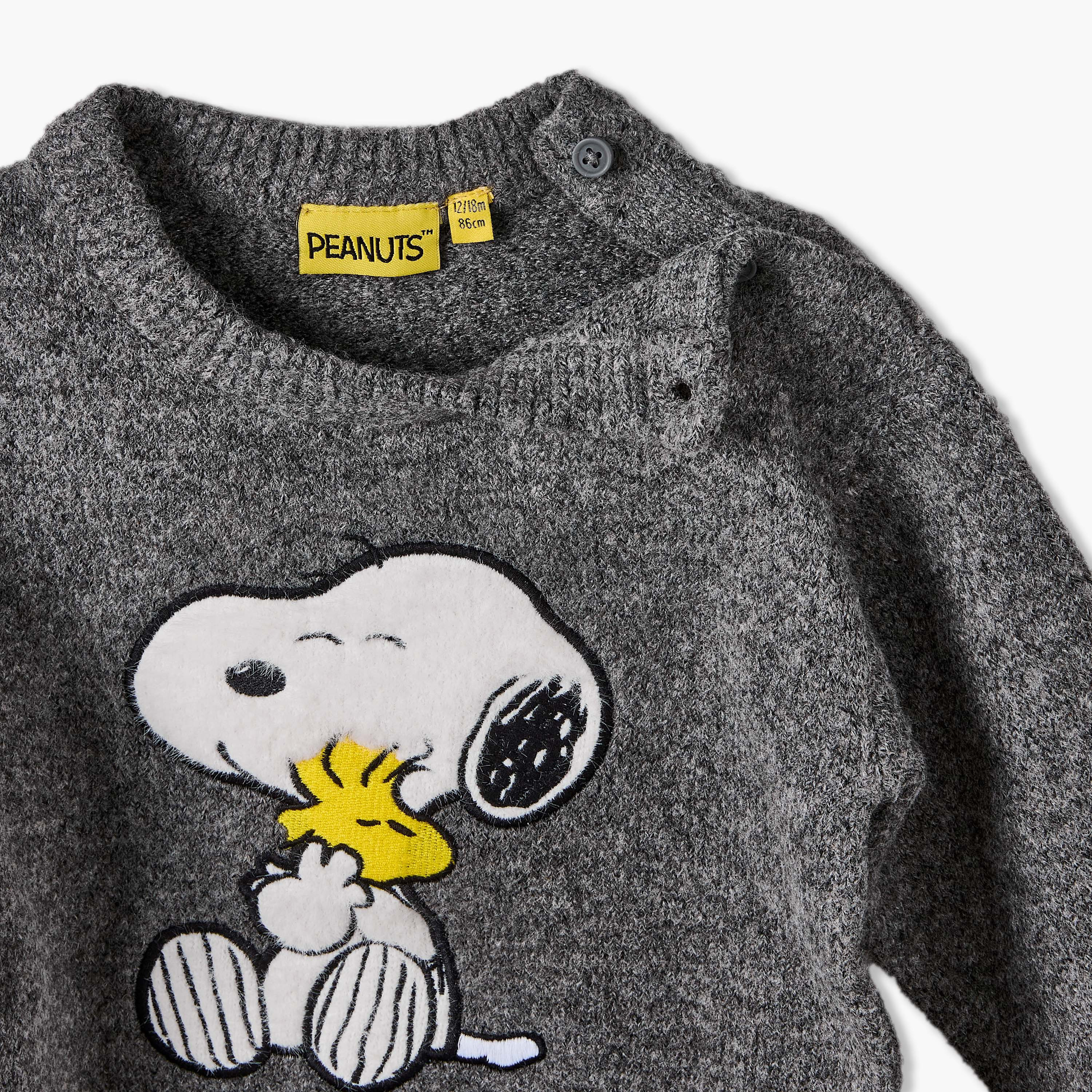 كنزة بأكمام طويلة وطبعات بيناتس-baby-boys-clothing-winterwear-jumpersandcardigans-image-4
