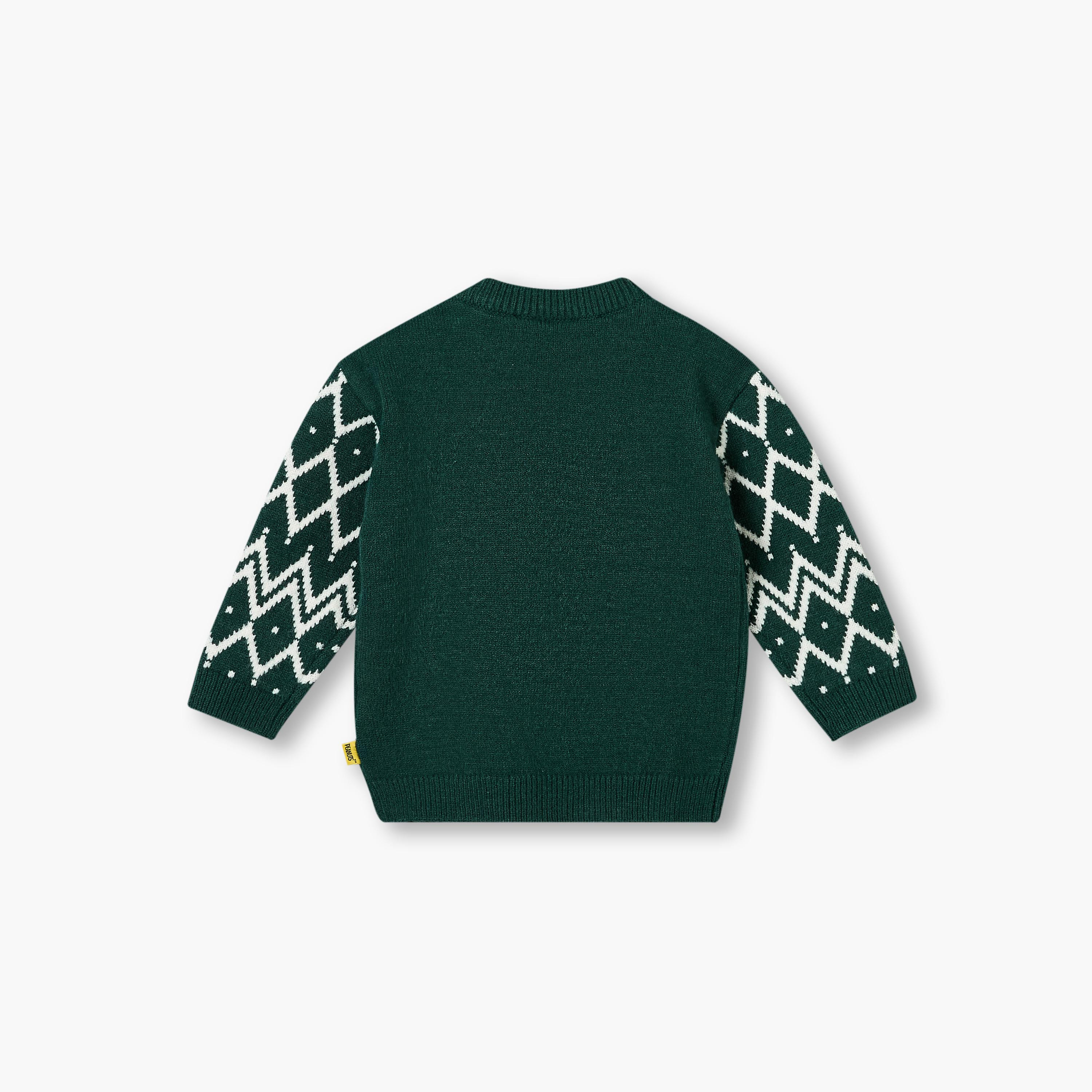 كنزة بياقة ضيقة وزخارف سنوبي-baby-boys-clothing-winterwear-jumpersandcardigans-image-3