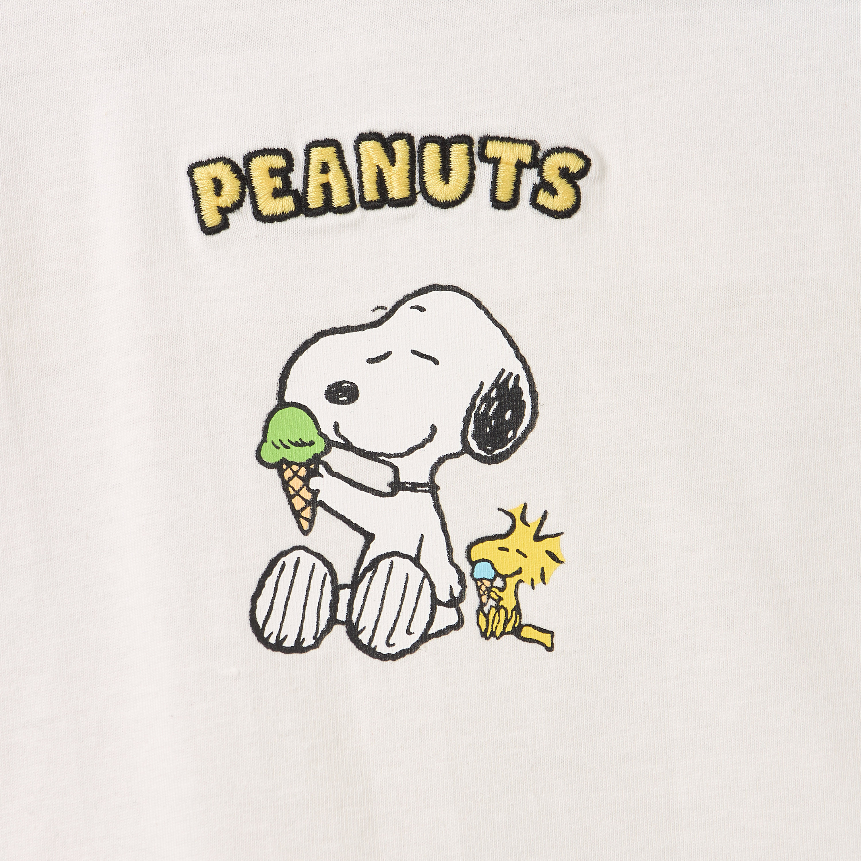 Crew Neck Short Sleeves T-shirt and Shorts Set with Snoopy Print-baby-boys-clothing-setsandcoords-image-7