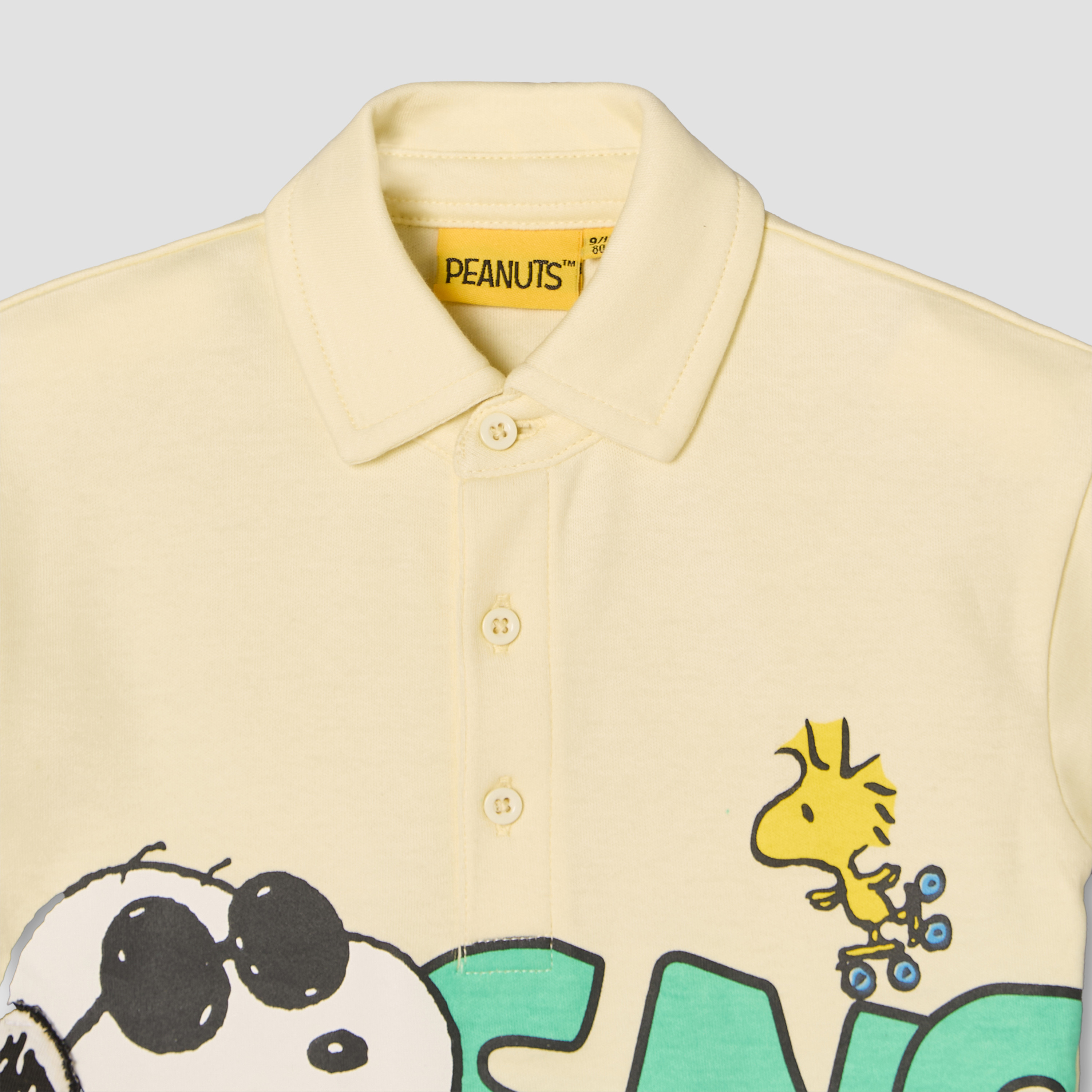 Collared Short Sleeves Polo T-shirt and Shorts Set with Snoopy Print-baby-boys-clothing-setsandcoords-image-7