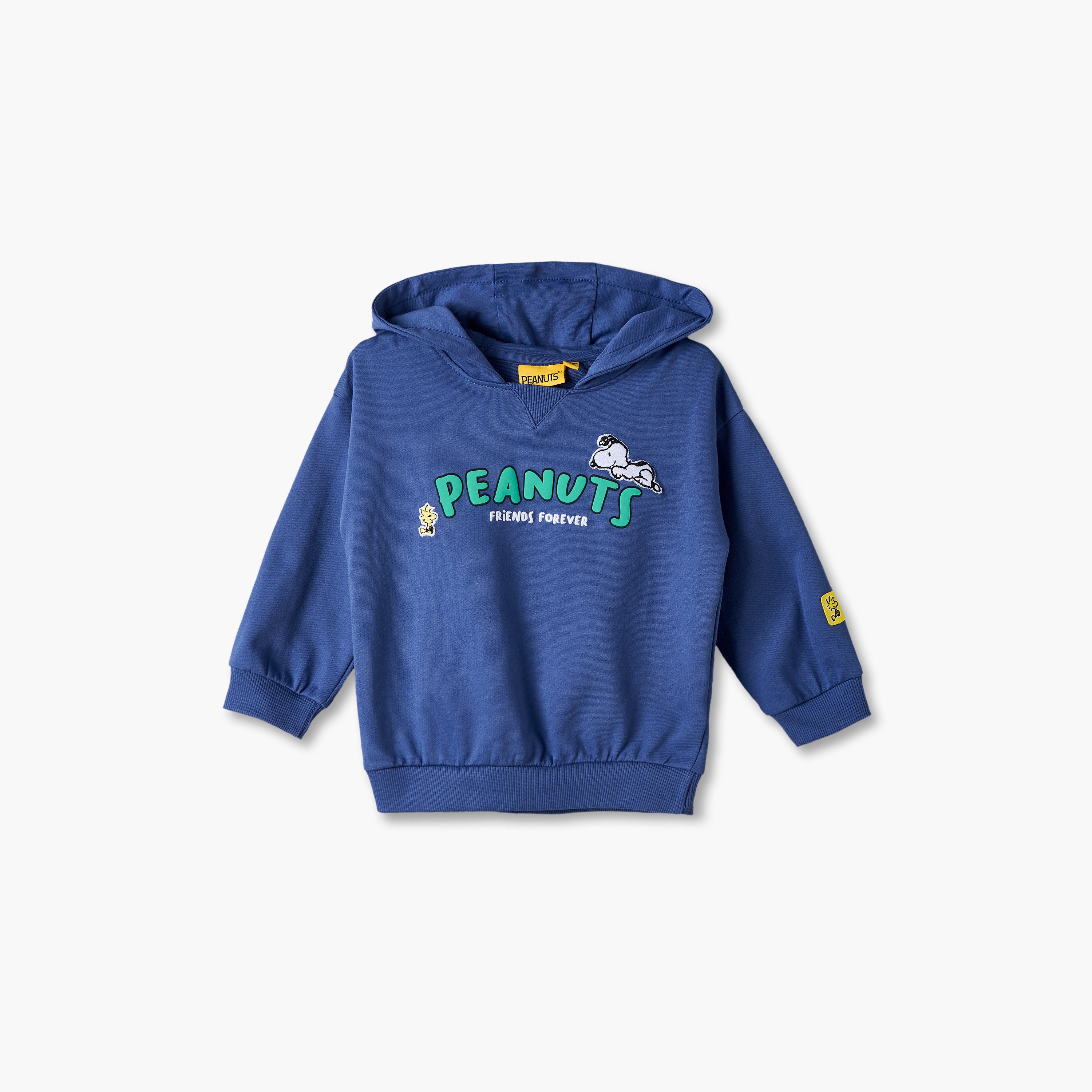 Hooded Neck Long Sleeves Sweatshirt and Joggers Set with Snoopy Print-baby-boys-clothing-setsandcoords-image-12