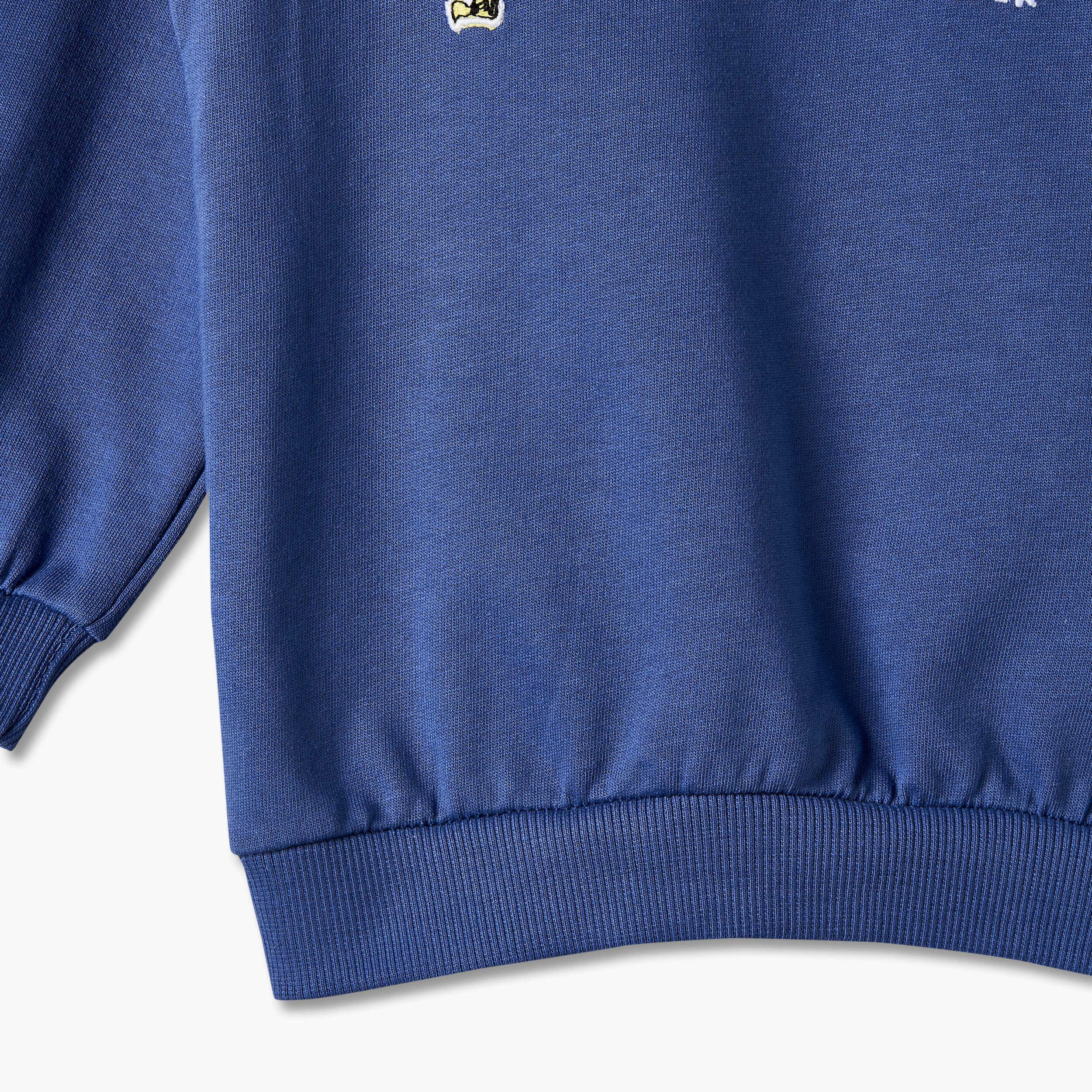 Hooded Neck Long Sleeves Sweatshirt and Joggers Set with Snoopy Print-baby-boys-clothing-setsandcoords-image-7