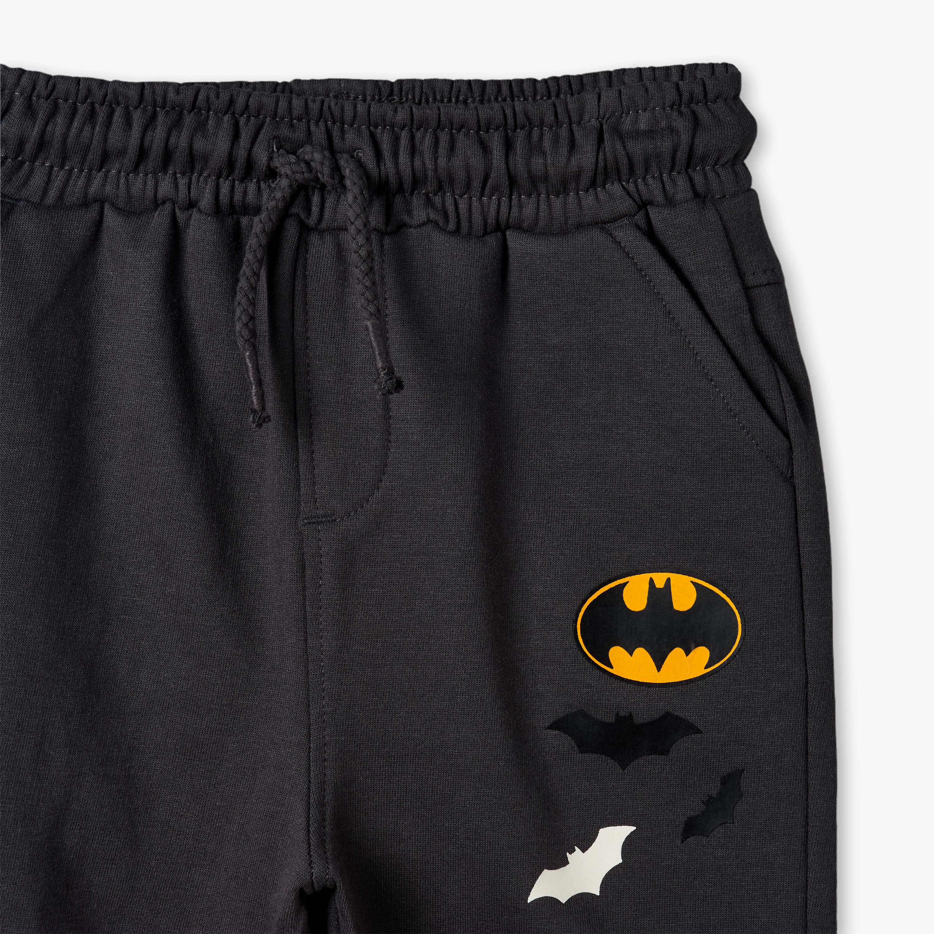 Collared Long Sleeves Sweatshirt and Joggers Set with Batman Print-baby-boys-clothing-setsandcoords-image-8