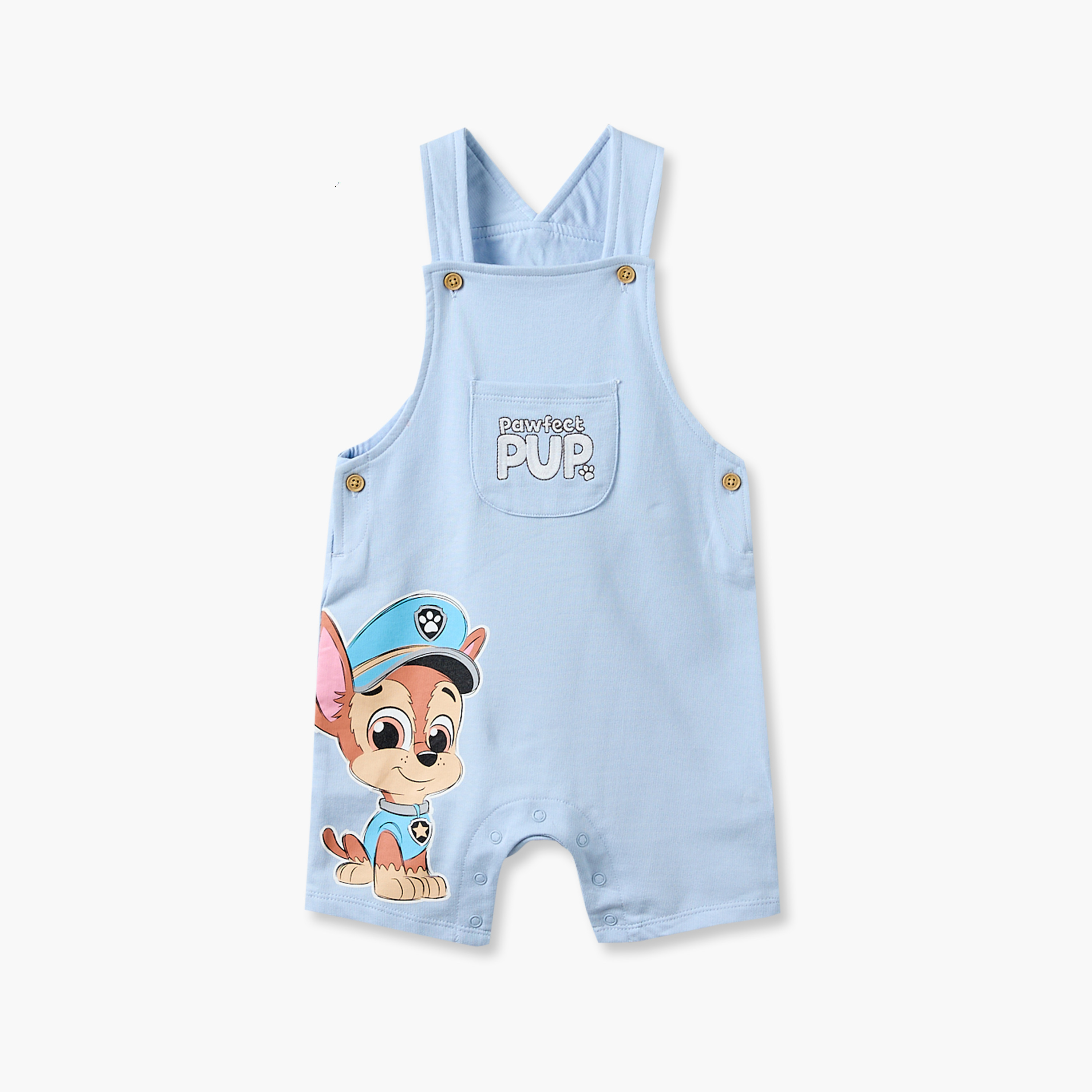 طقم دنغري وتيشيرت بياقة ضيقة وأكمام قصيرة بطبعات-baby-boys-clothing-setsandcoords-image-4