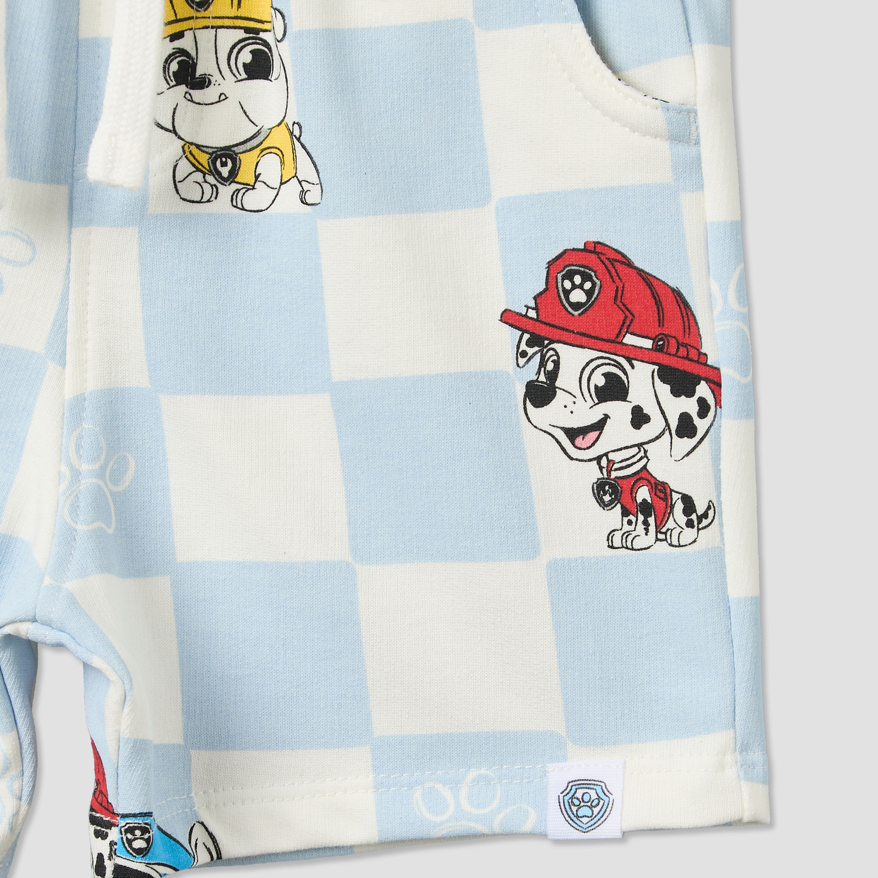 Crew Neck Short Sleeves T-shirt and Shorts Set with PAW Patrol Print-baby-boys-clothing-setsandcoords-image-10