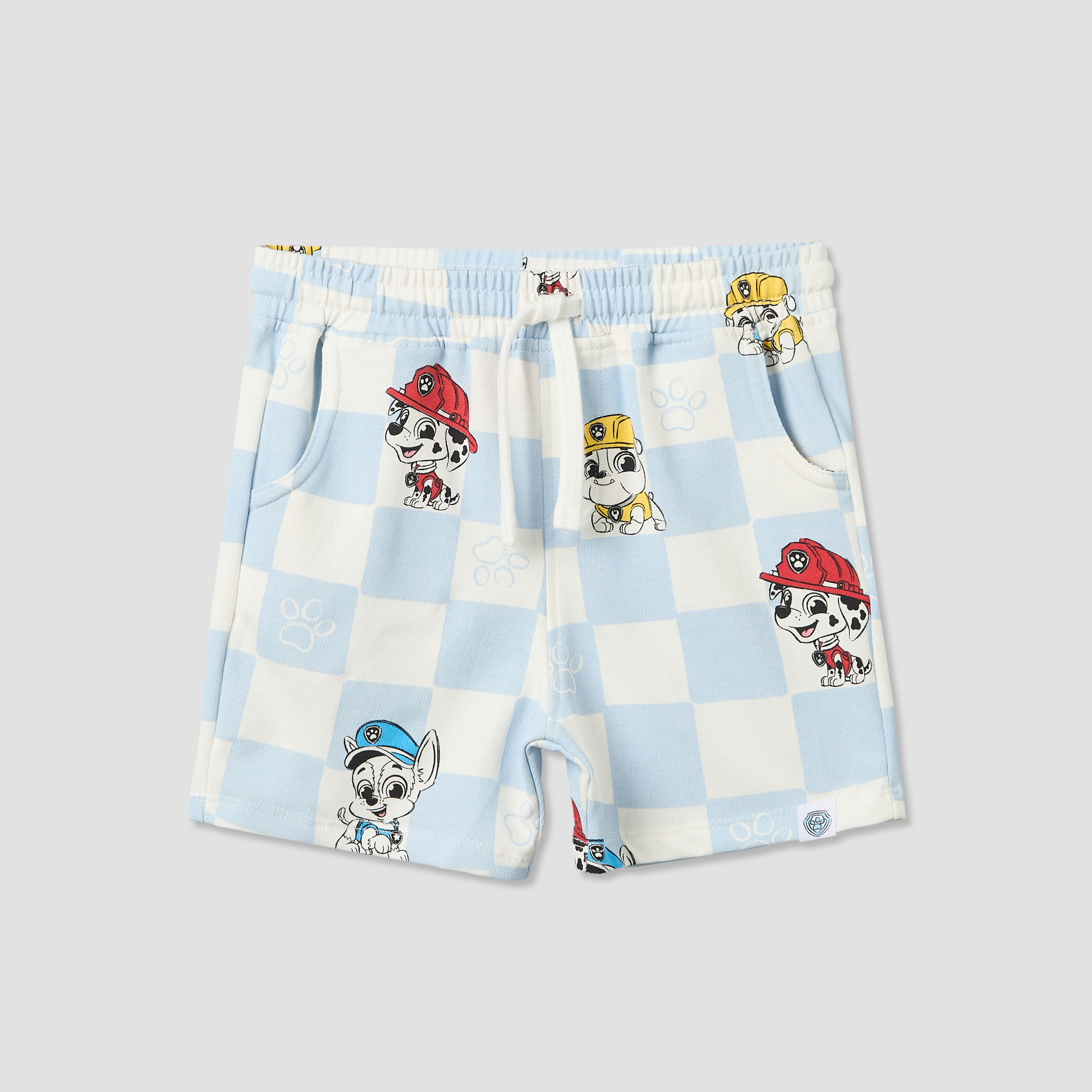 Crew Neck Short Sleeves T-shirt and Shorts Set with PAW Patrol Print-baby-boys-clothing-setsandcoords-image-4