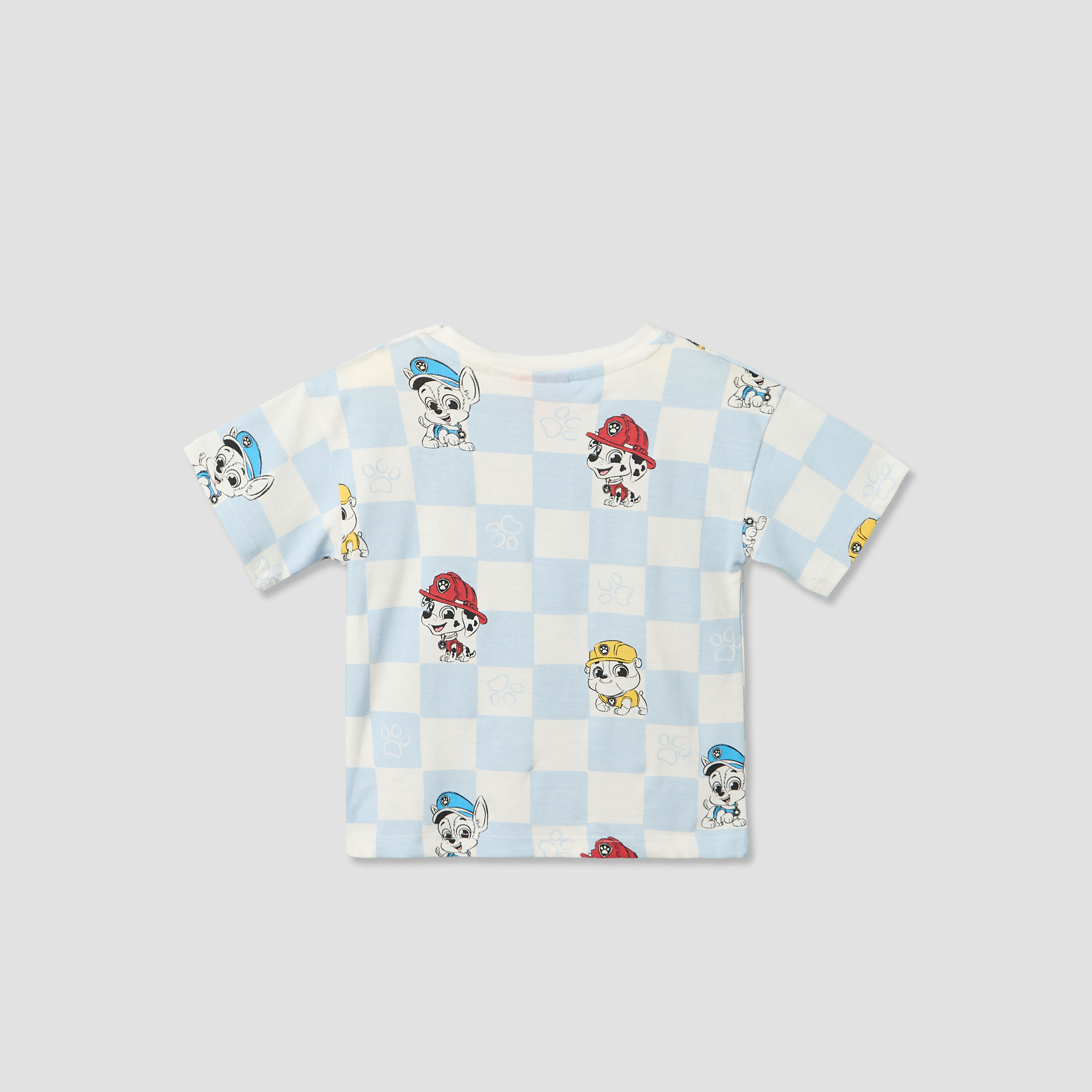Crew Neck Short Sleeves T-shirt and Shorts Set with PAW Patrol Print-baby-boys-clothing-setsandcoords-image-5