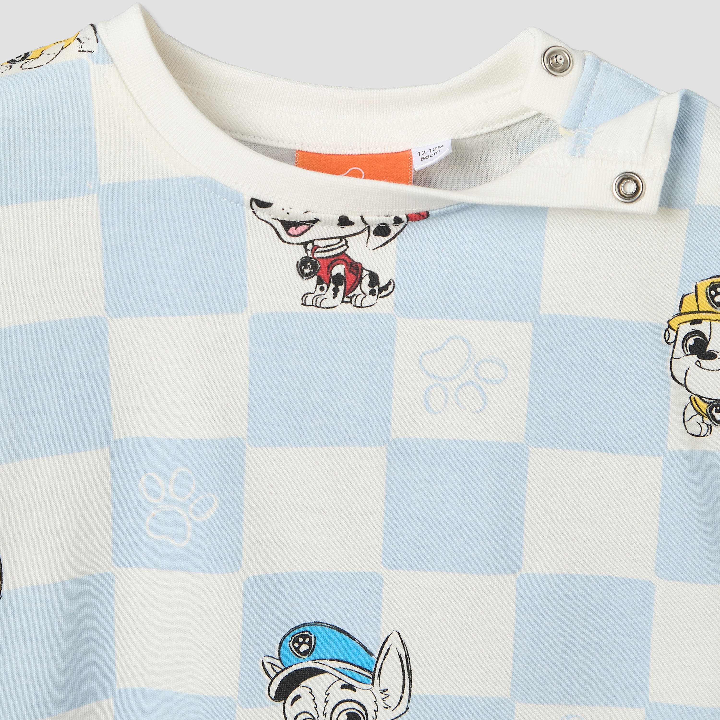 Crew Neck Short Sleeves T-shirt and Shorts Set with PAW Patrol Print-baby-boys-clothing-setsandcoords-image-7