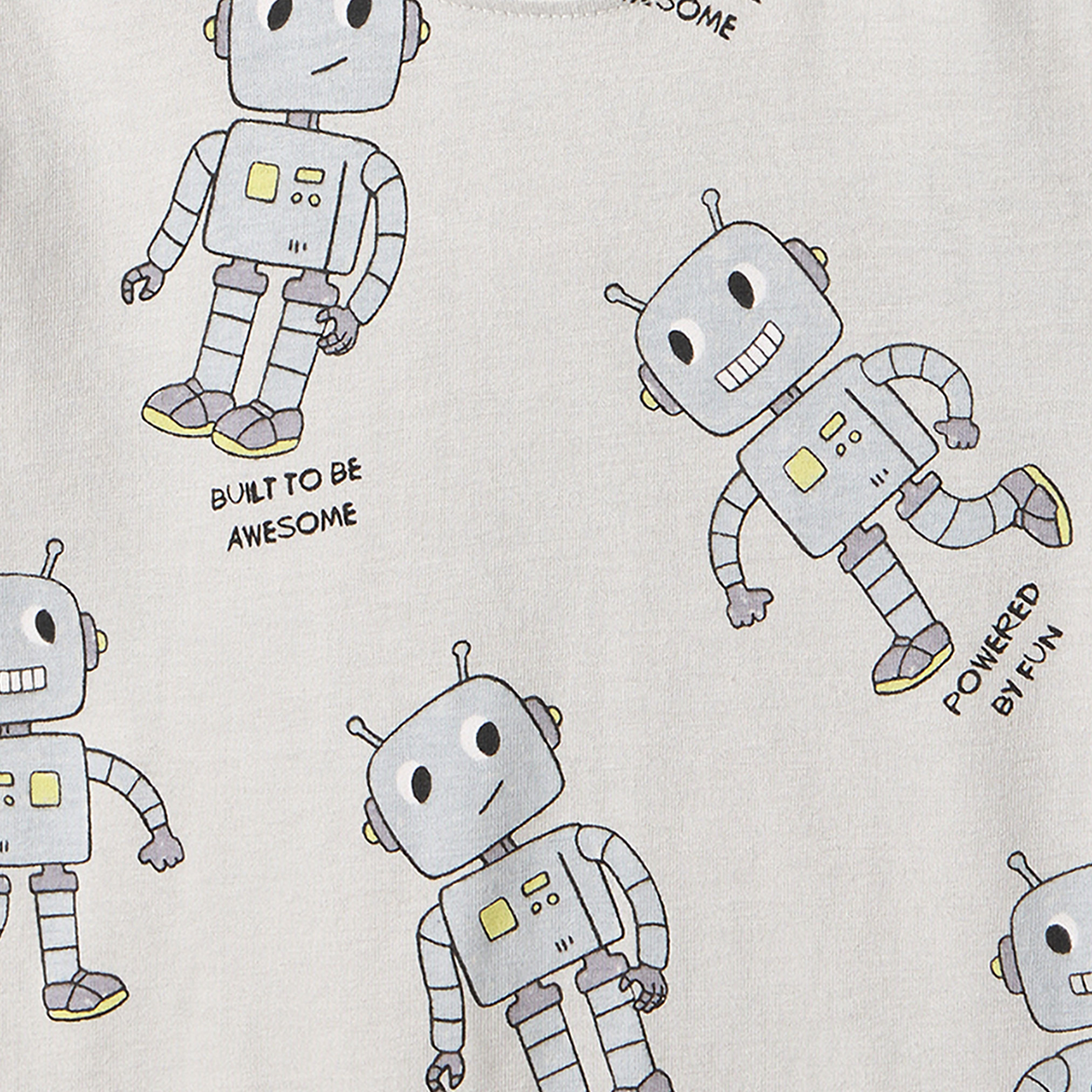 Juniors Crew Neck Short Sleeves T-shirt with Robot Print-boys-clothing-tshirtsandpolos-image-4