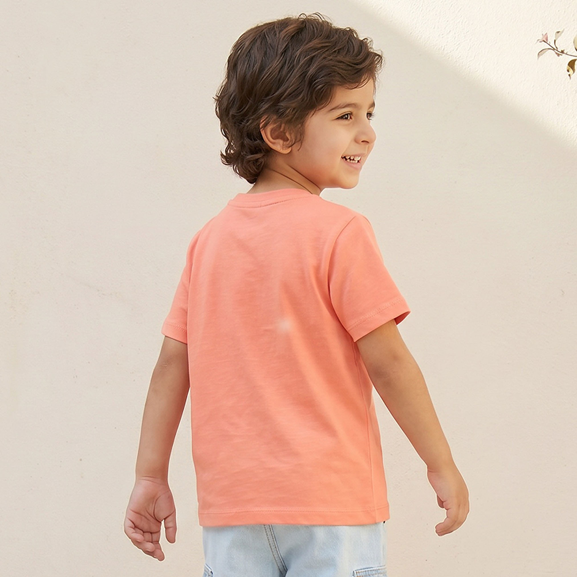 Juniors Crew Neck Short Sleeves T-shirt with Graphic Print-boys-clothing-tshirtsandpolos-image-3