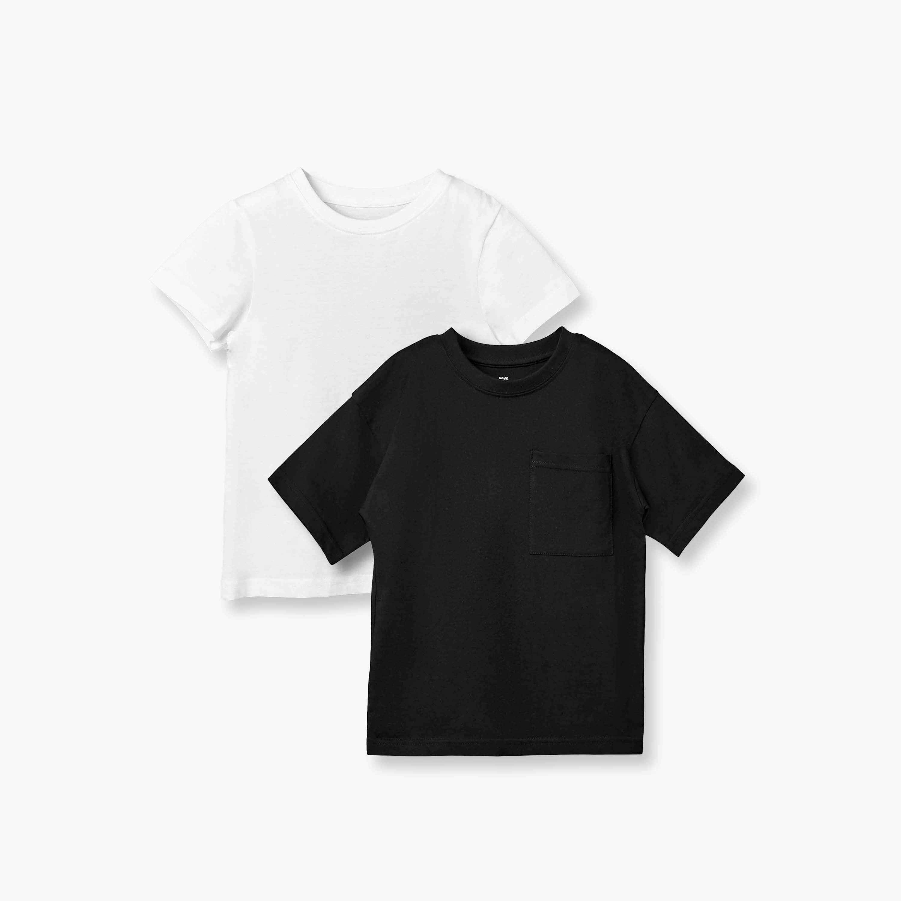 تيشيرتات بياقة ضيقة وأكمام قصيرة من جونيورز - عبوة من قطعتين-boys-clothing-tshirtsandpolos-image-1