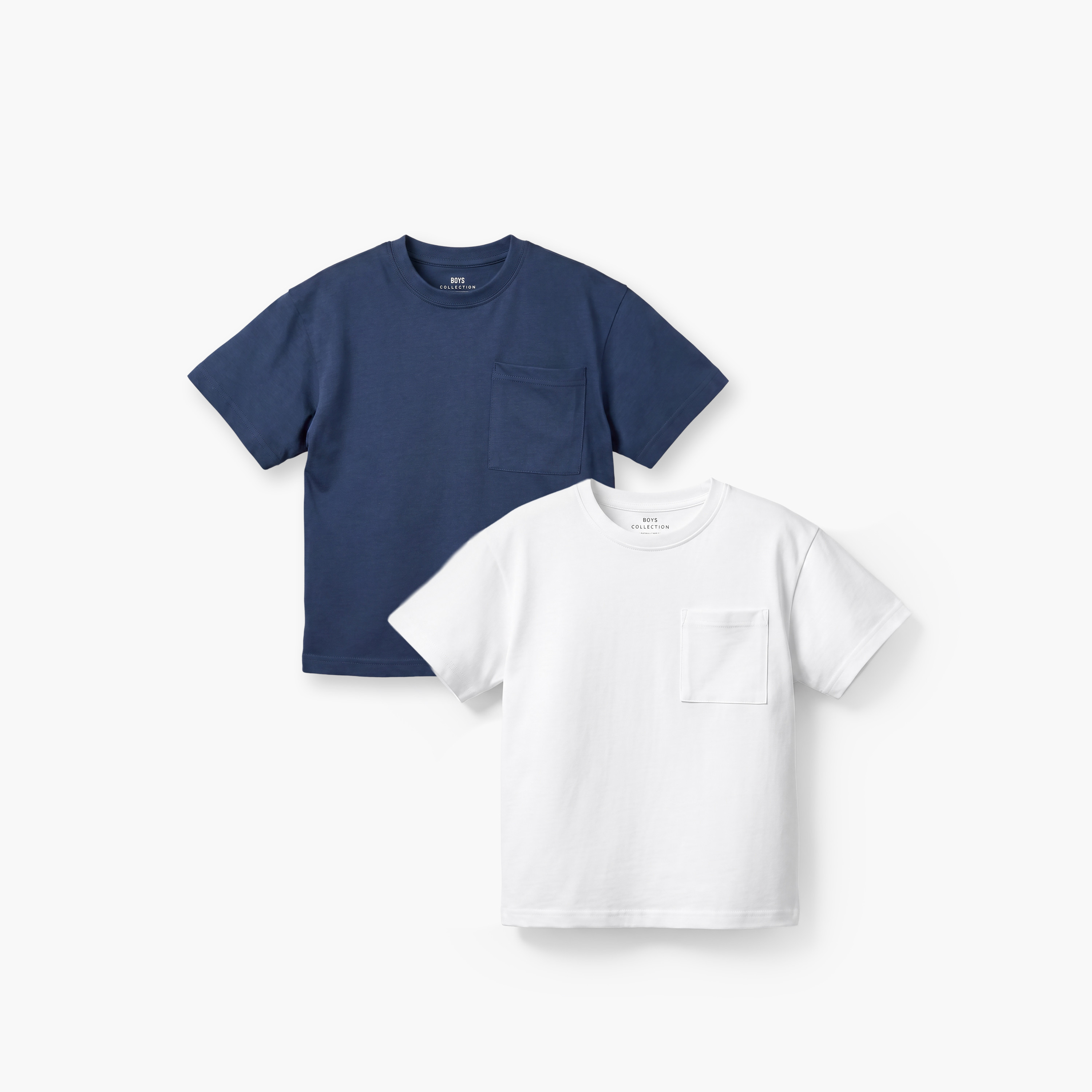 Juniors Crew Neck Short Sleeves T-shirt with Chest Pocket-boys-clothing-tshirtsandpolos-image-1