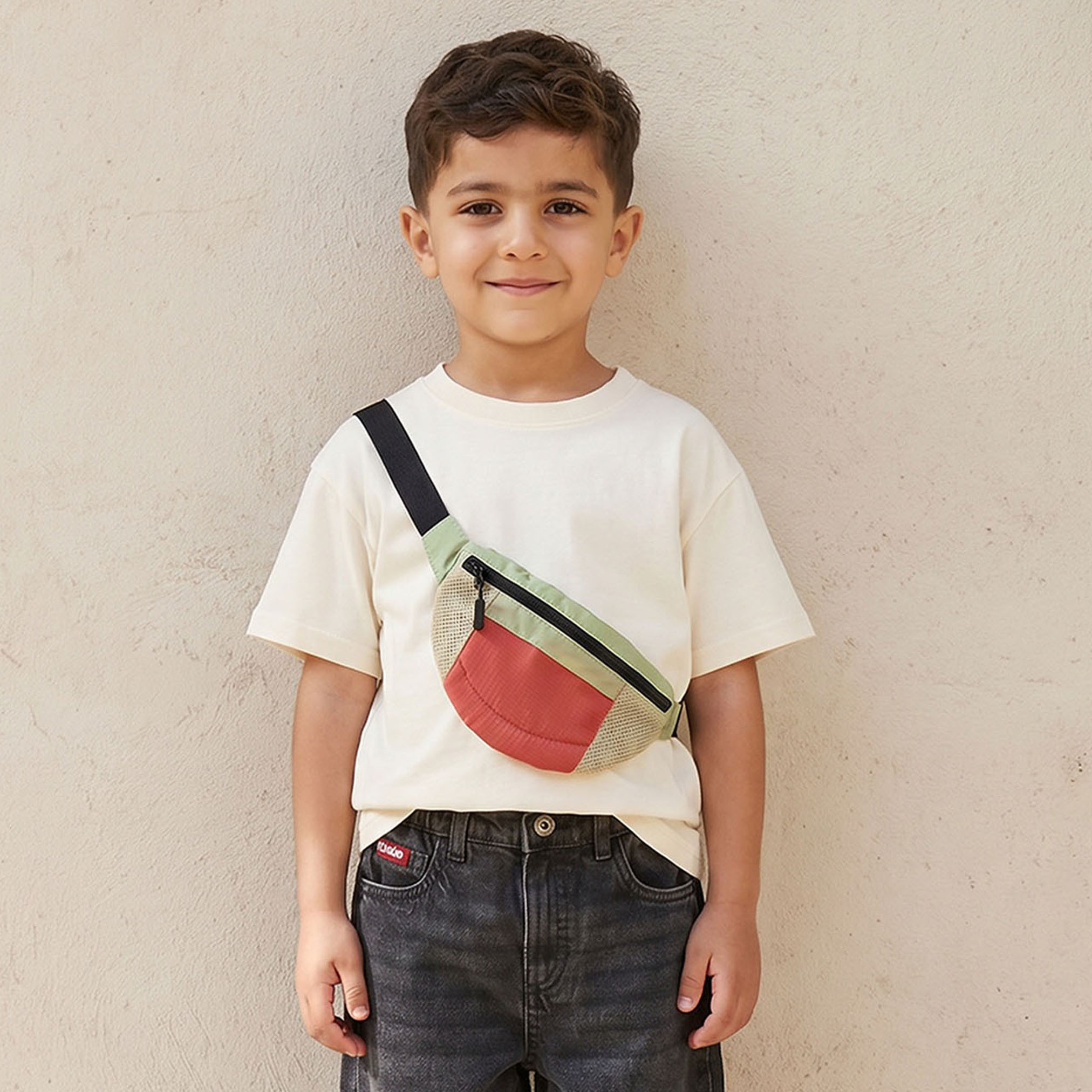 Juniors Crew Neck Short Sleeves T-shirt with Crossbody Bag Accent-boys-clothing-tshirtsandpolos-image-1