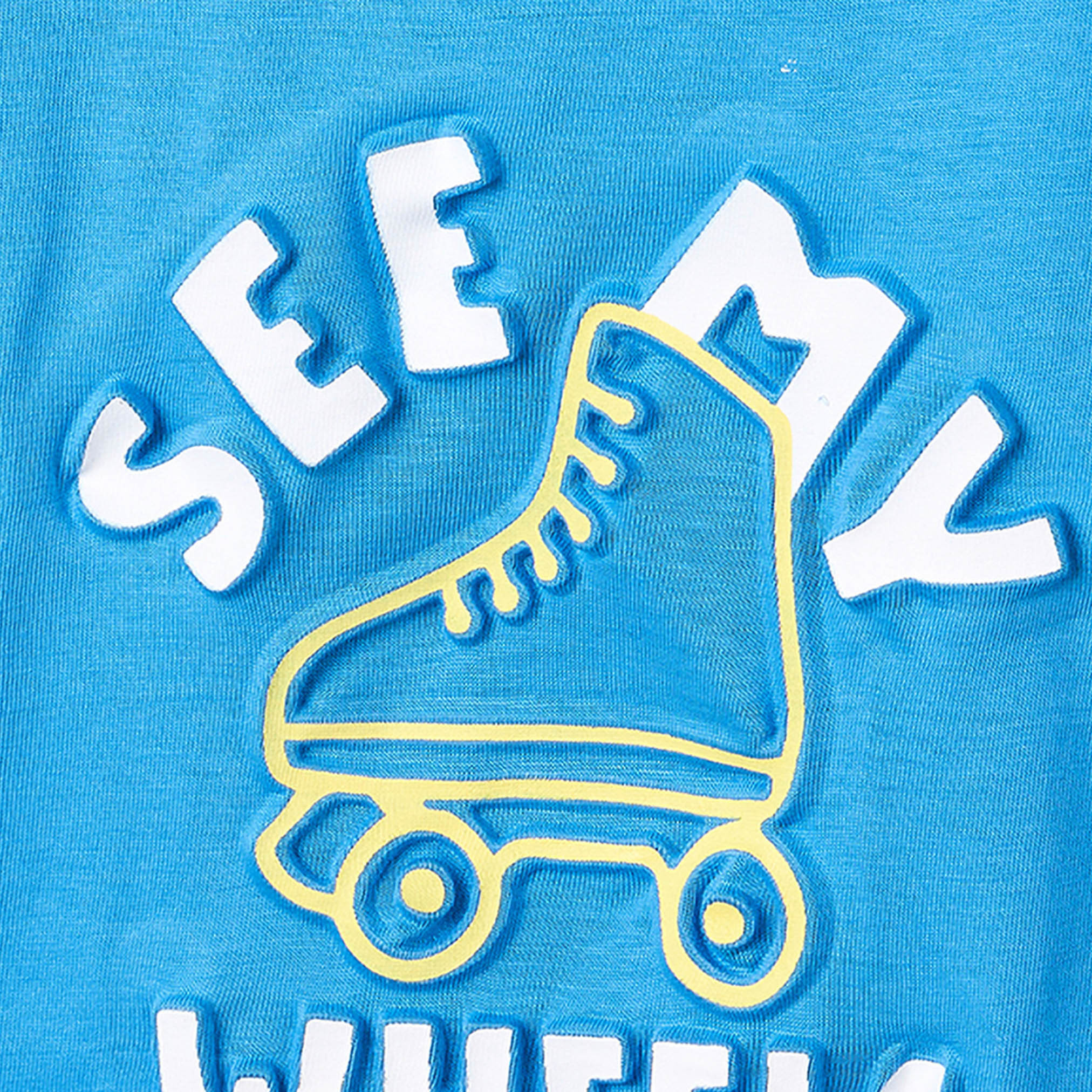 تيشيرت بياقة مستديرة وأكمام قصيرة بطبعات رولر سكيت من جونيورز-boys-clothing-tshirtsandpolos-image-4