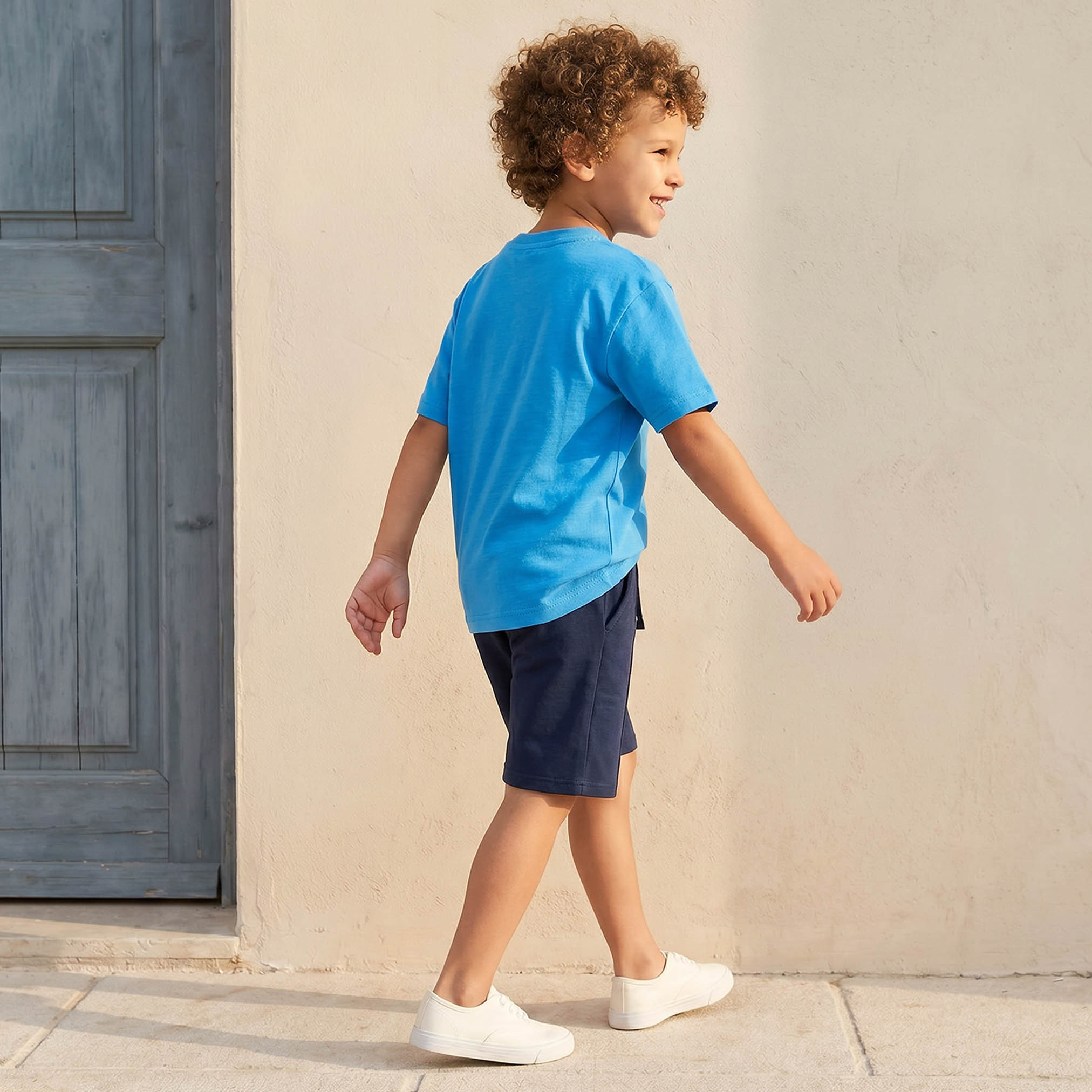 تيشيرت بياقة مستديرة وأكمام قصيرة بطبعات رولر سكيت من جونيورز-boys-clothing-tshirtsandpolos-image-7