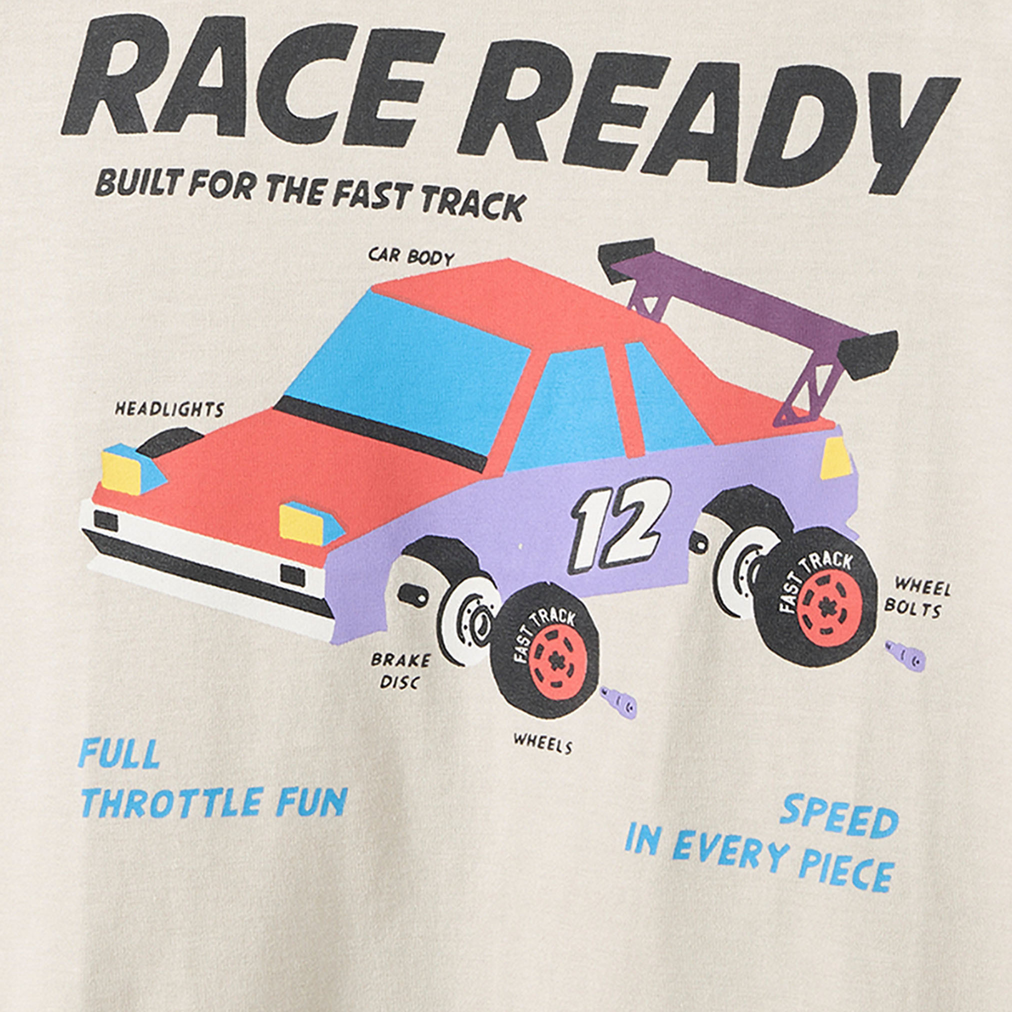 Juniors Crew Neck Short Sleeves T-shirt with Graphic Print-boys-clothing-tshirtsandpolos-image-4