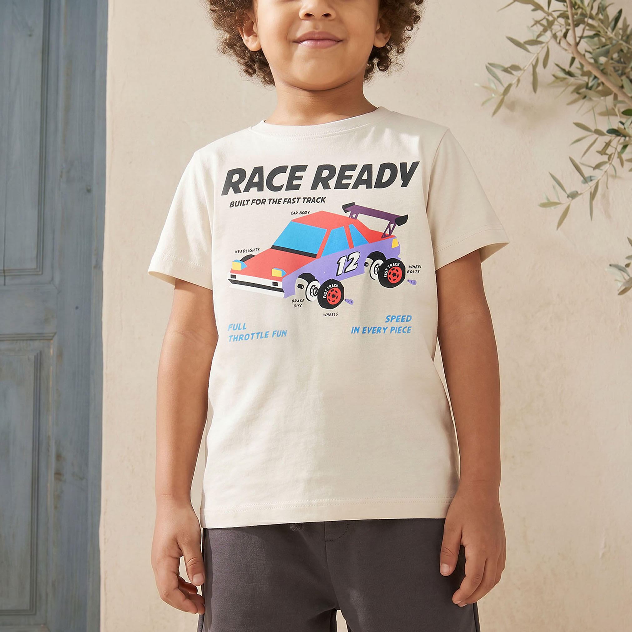 Juniors Crew Neck Short Sleeves T-shirt with Graphic Print-boys-clothing-tshirtsandpolos-image-6