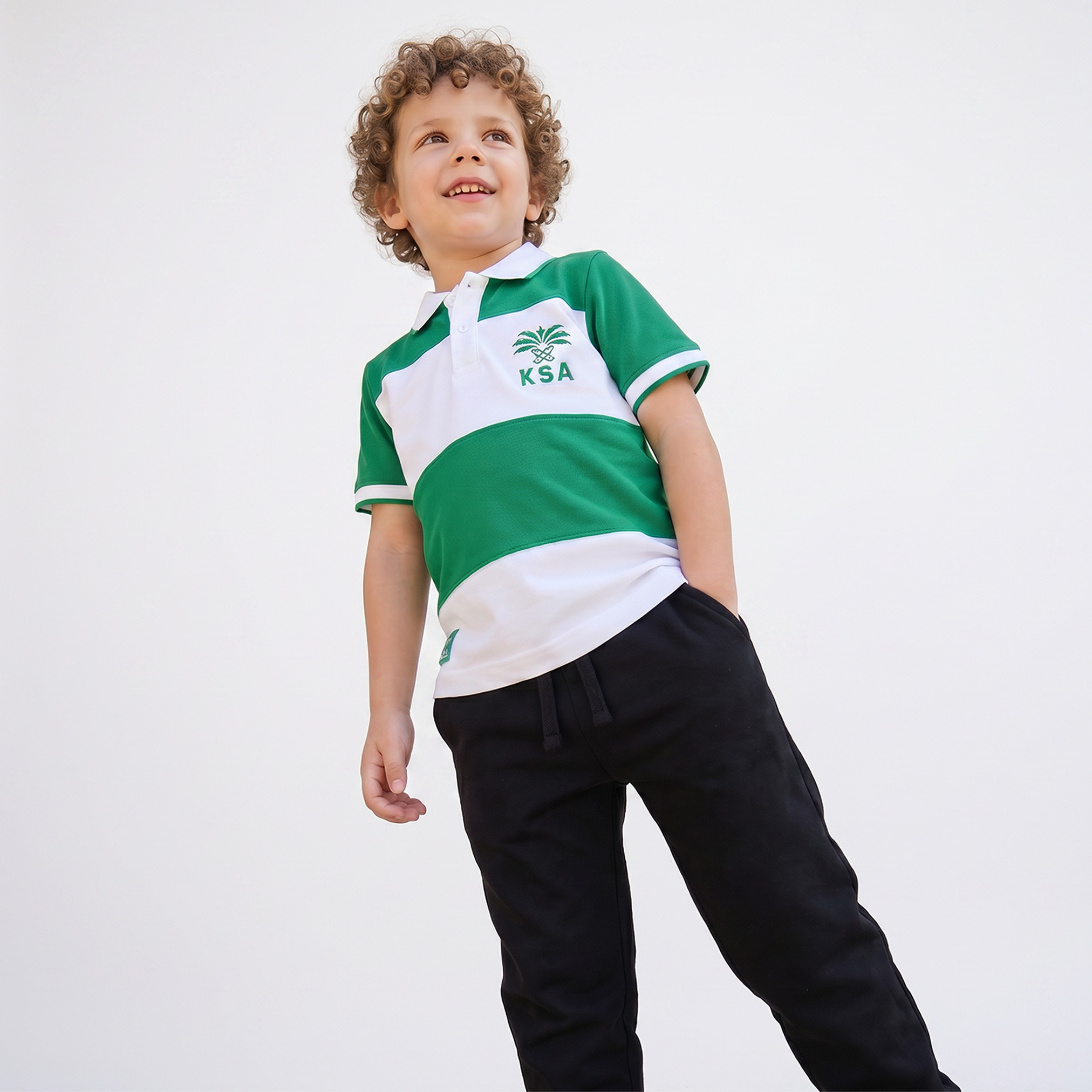 تيشيرت مطرز بياقة وأكمام قصيرة من جونيورز-boys-clothing-tshirtsandpolos-image-5
