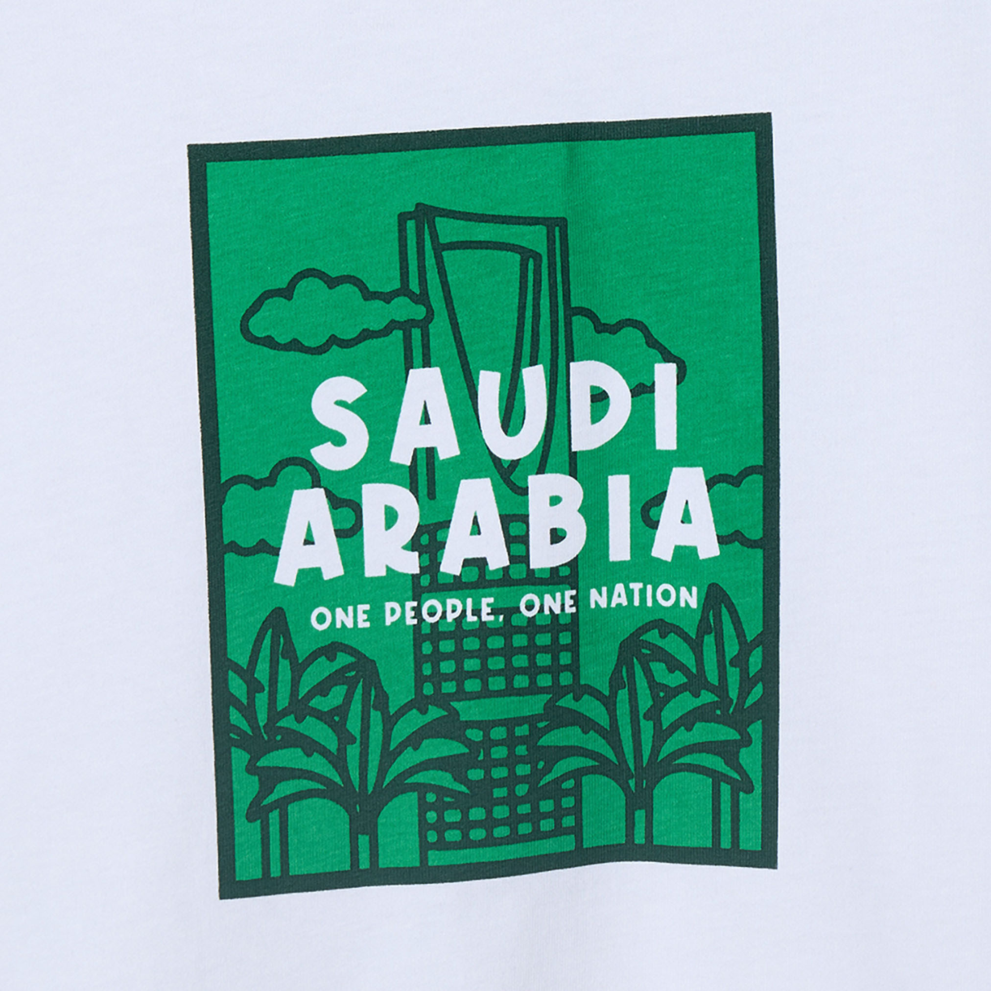 Juniors Crew Neck Short Sleeves T-shirt with KSA National Day Print-boys-clothing-tshirtsandpolos-image-4