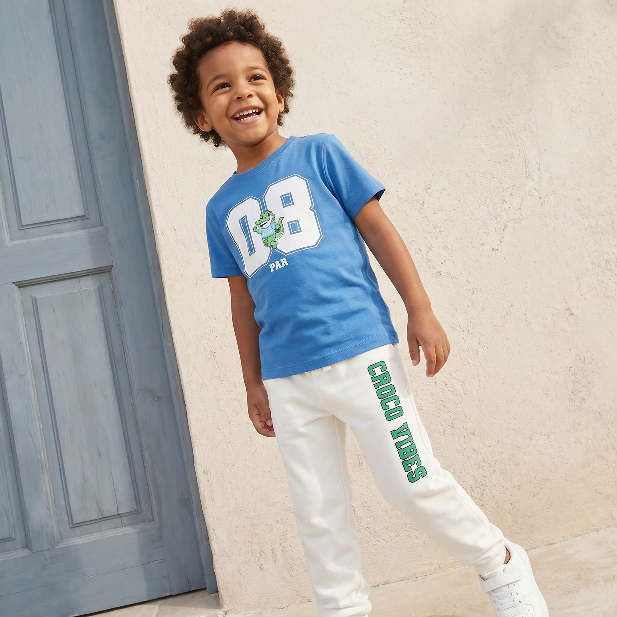 تيشيرت برقبة ضيقة وأكمام قصيرة وطبعات من جونيورز-boys-clothing-tshirtsandpolos-image-5