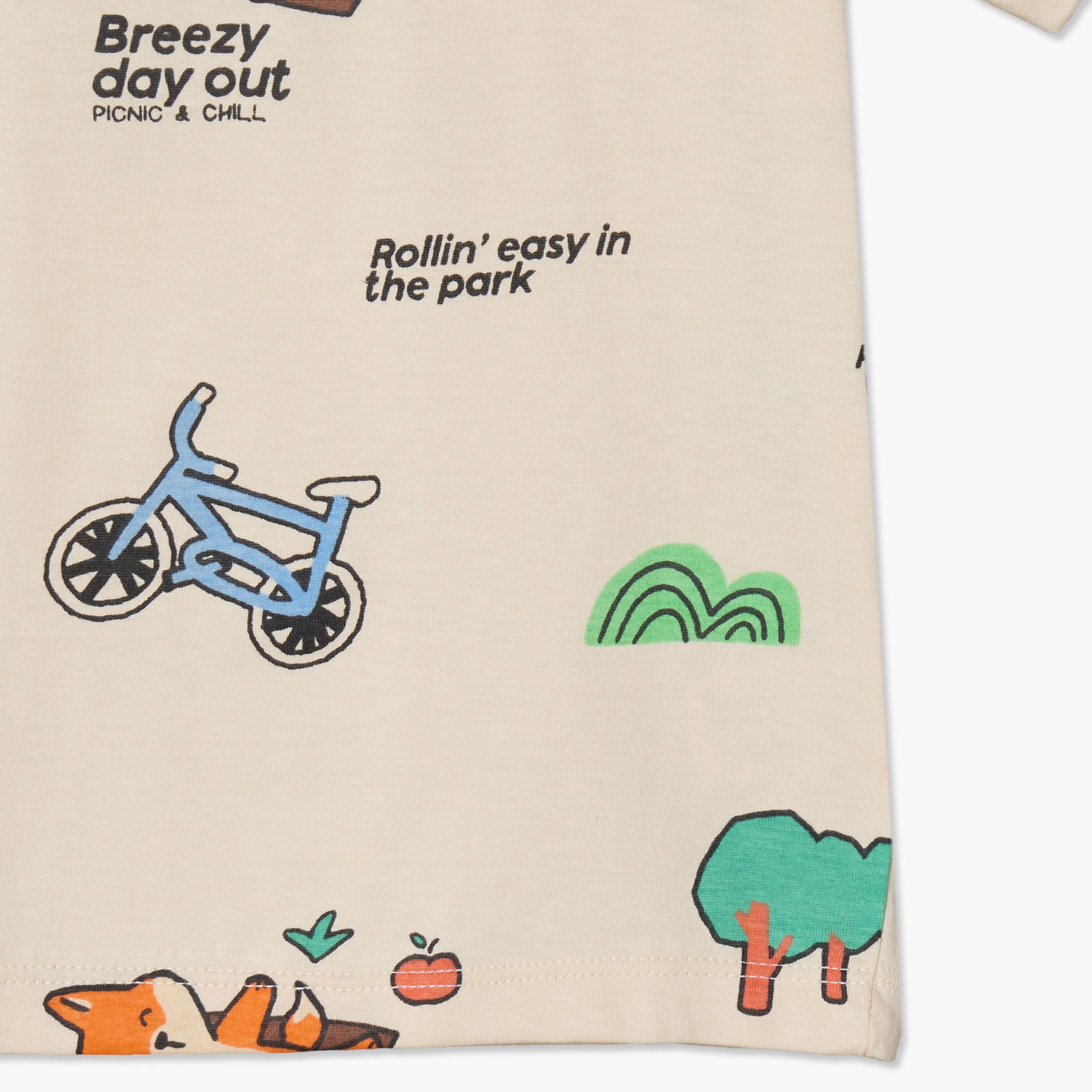 Juniors Crew Neck Short Sleeves T-shirt with Graphic Print-boys-clothing-tshirtsandpolos-image-5