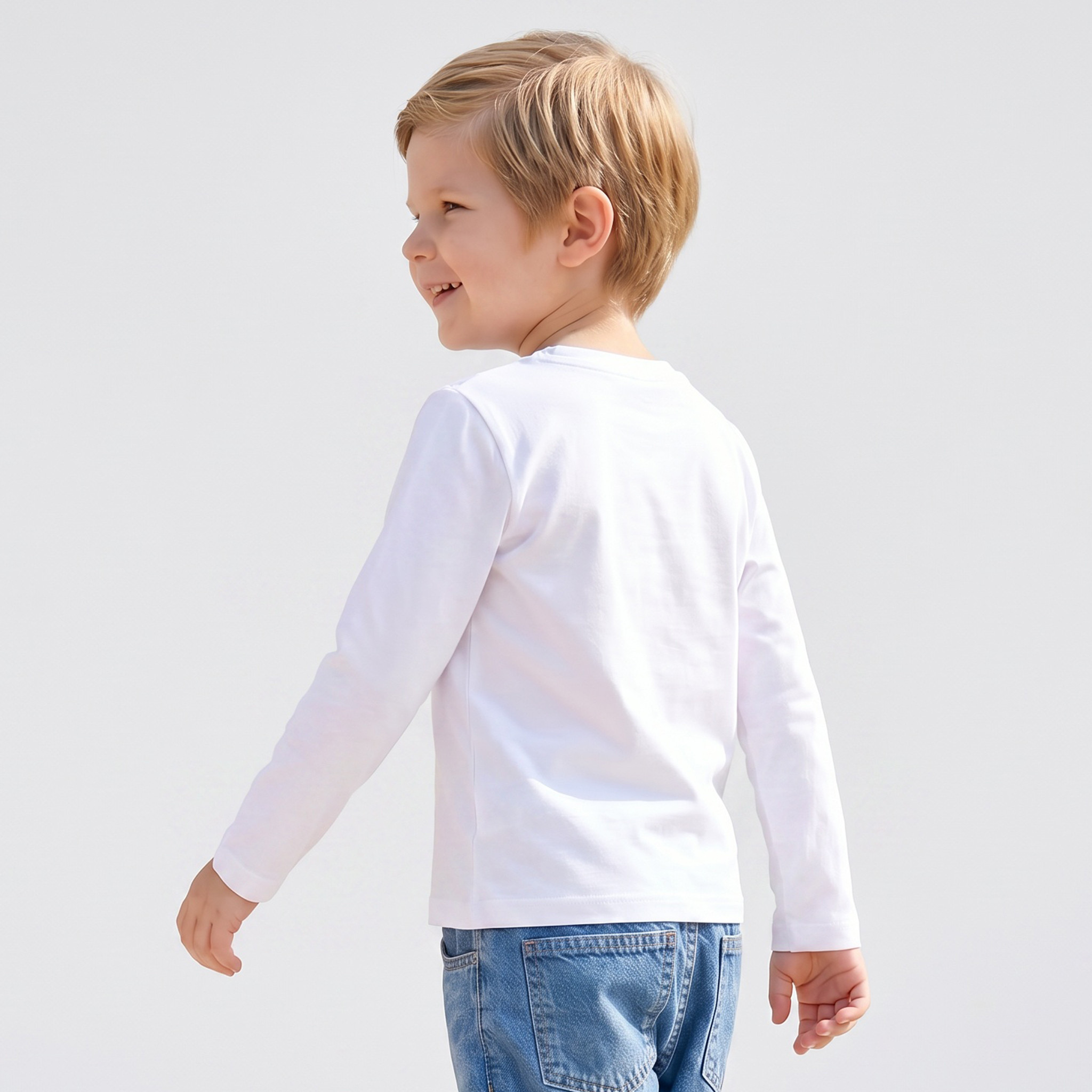 تيشيرت بياقة ضيقة وأكمام طويلة وطبعات من جونيورز-boys-clothing-tshirtsandpolos-image-3