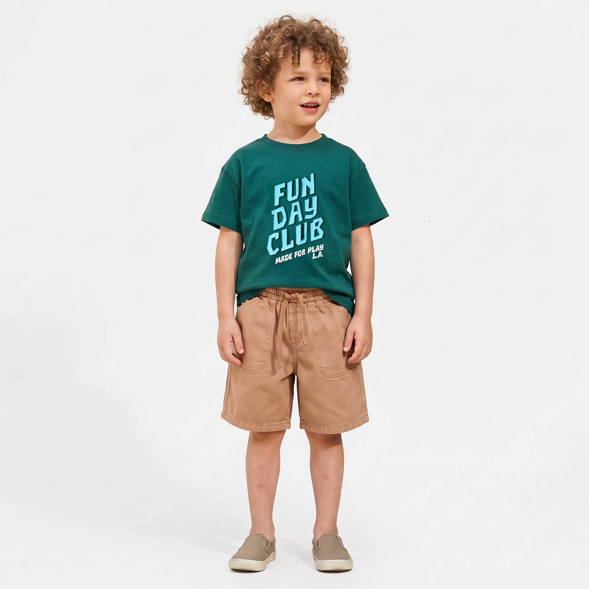 تيشيرت بياقة ضيقة وأكمام قصيرة وطبعات من جونيورز-boys-clothing-tshirtsandpolos-image-5
