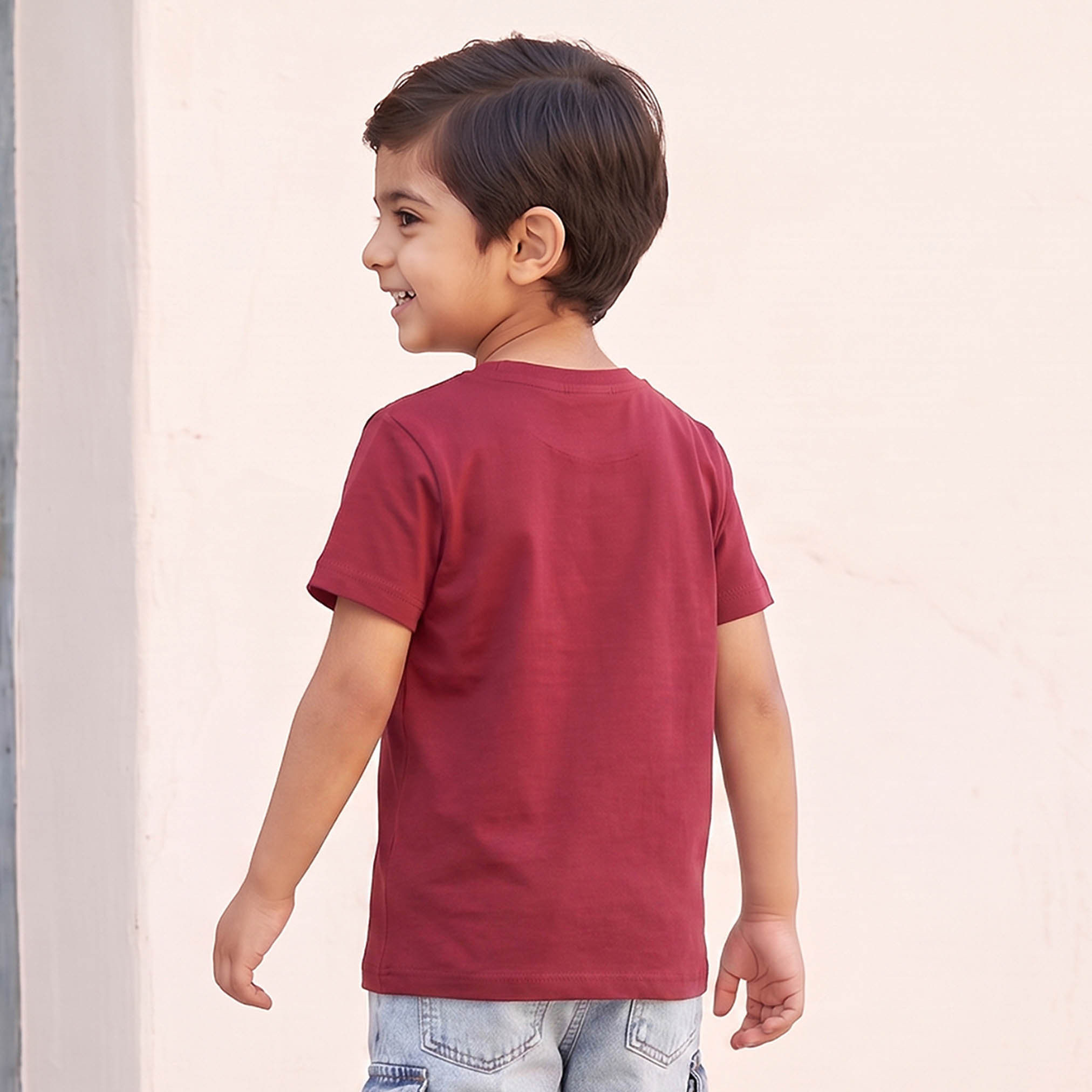 Juniors Crew Neck Short Sleeves T-shirt with Manhattan Print-boys-clothing-tshirtsandpolos-image-3