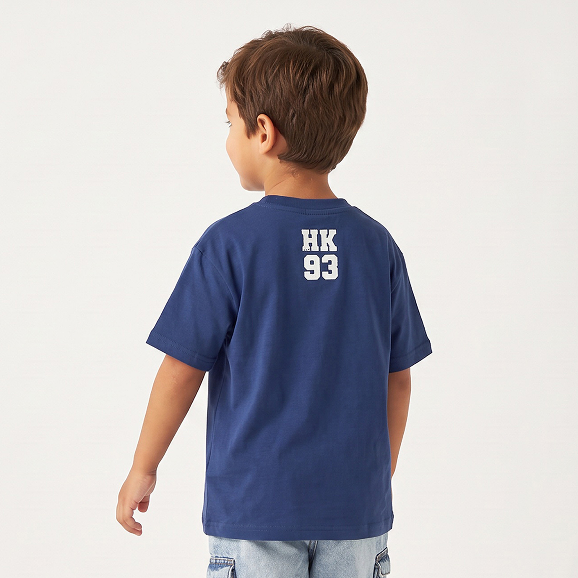 Pack of 2 Juniors Crew Neck Short Sleeves T-shirt with Assorted Print-boys-clothing-tshirtsandpolos-image-4